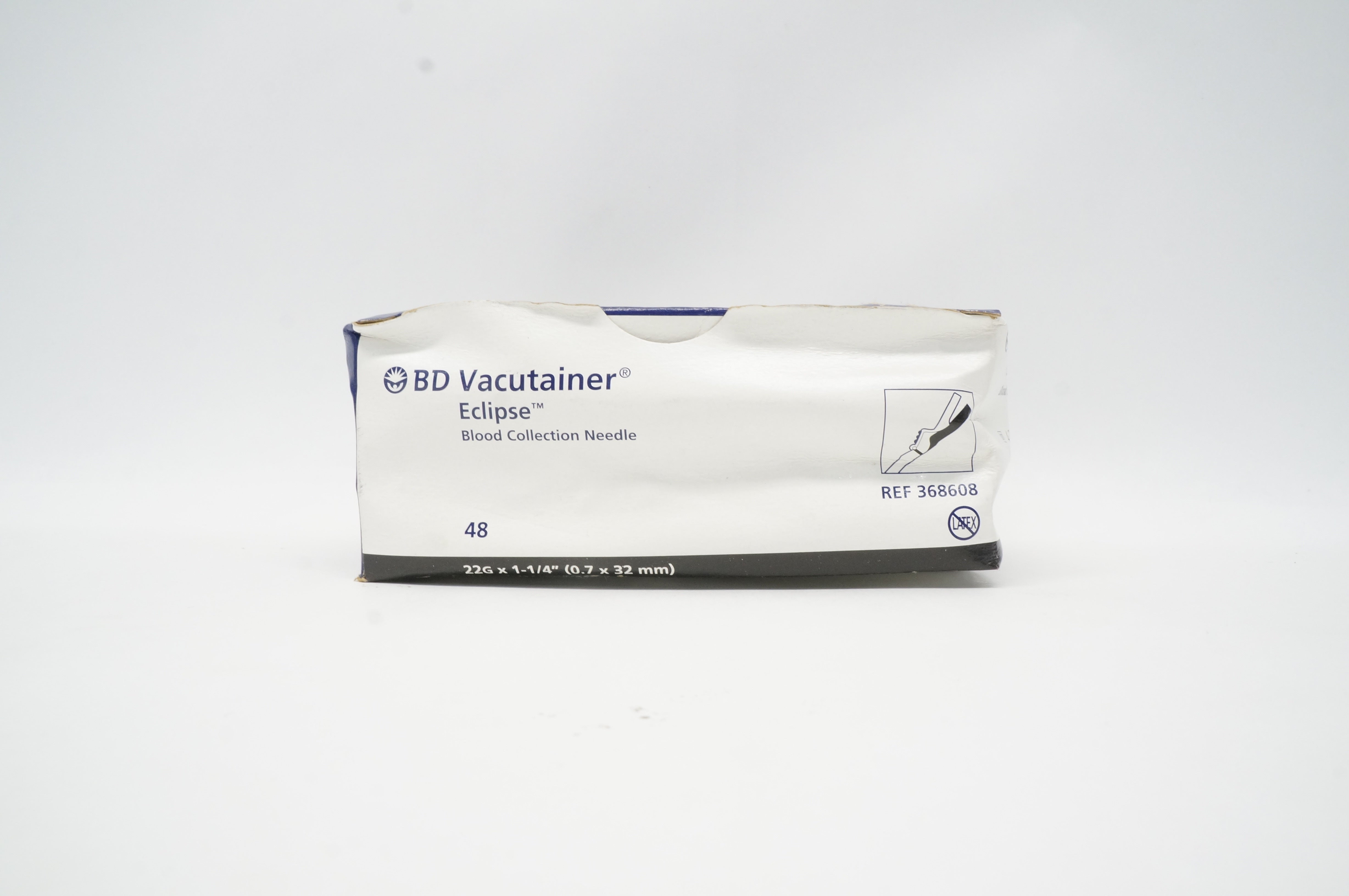 BD 368608 Vacutainer Eclipse Blood Collection Ndle 22Gx1-1/4inch - Box of 48 (x)