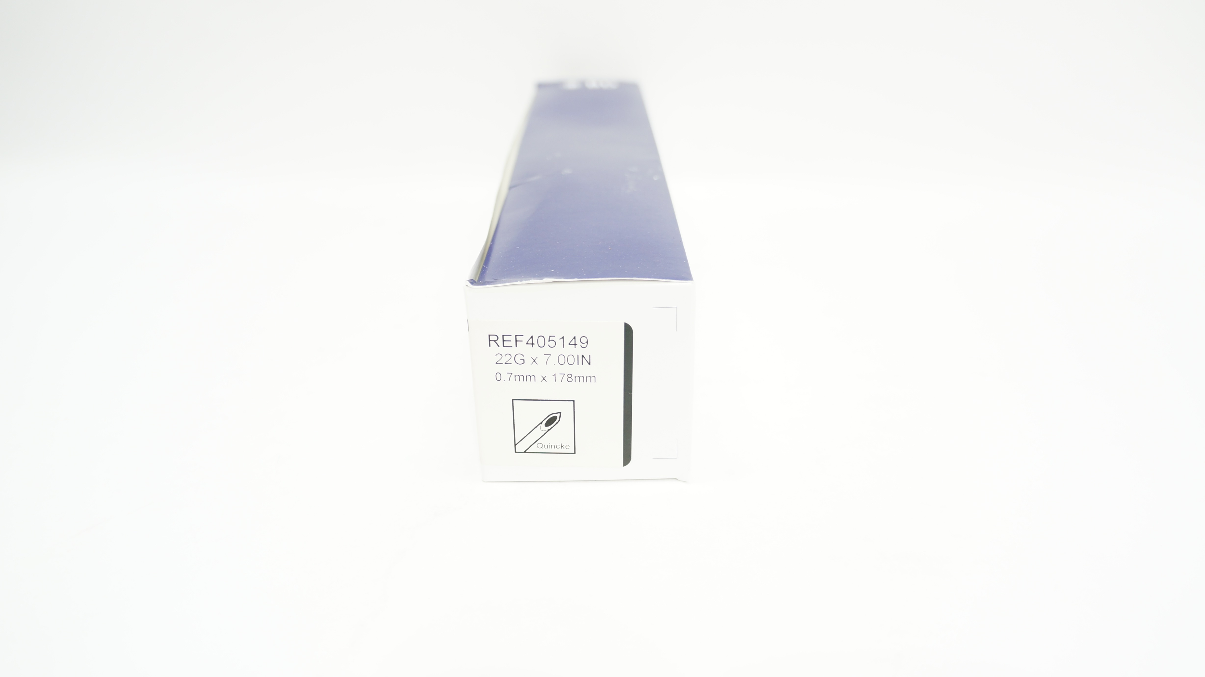 BD 405149 Spinal Ndle. Quincke Type Point 22G x 7.00 inch (x) - Box of 10