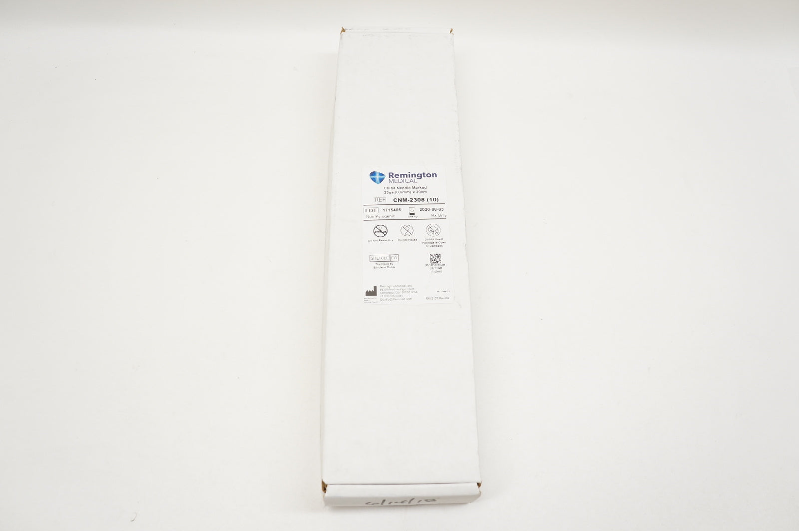 Remington Medical CNM-2308 Chiba Ndle Marked 23Ga x 20cm - Box of 10