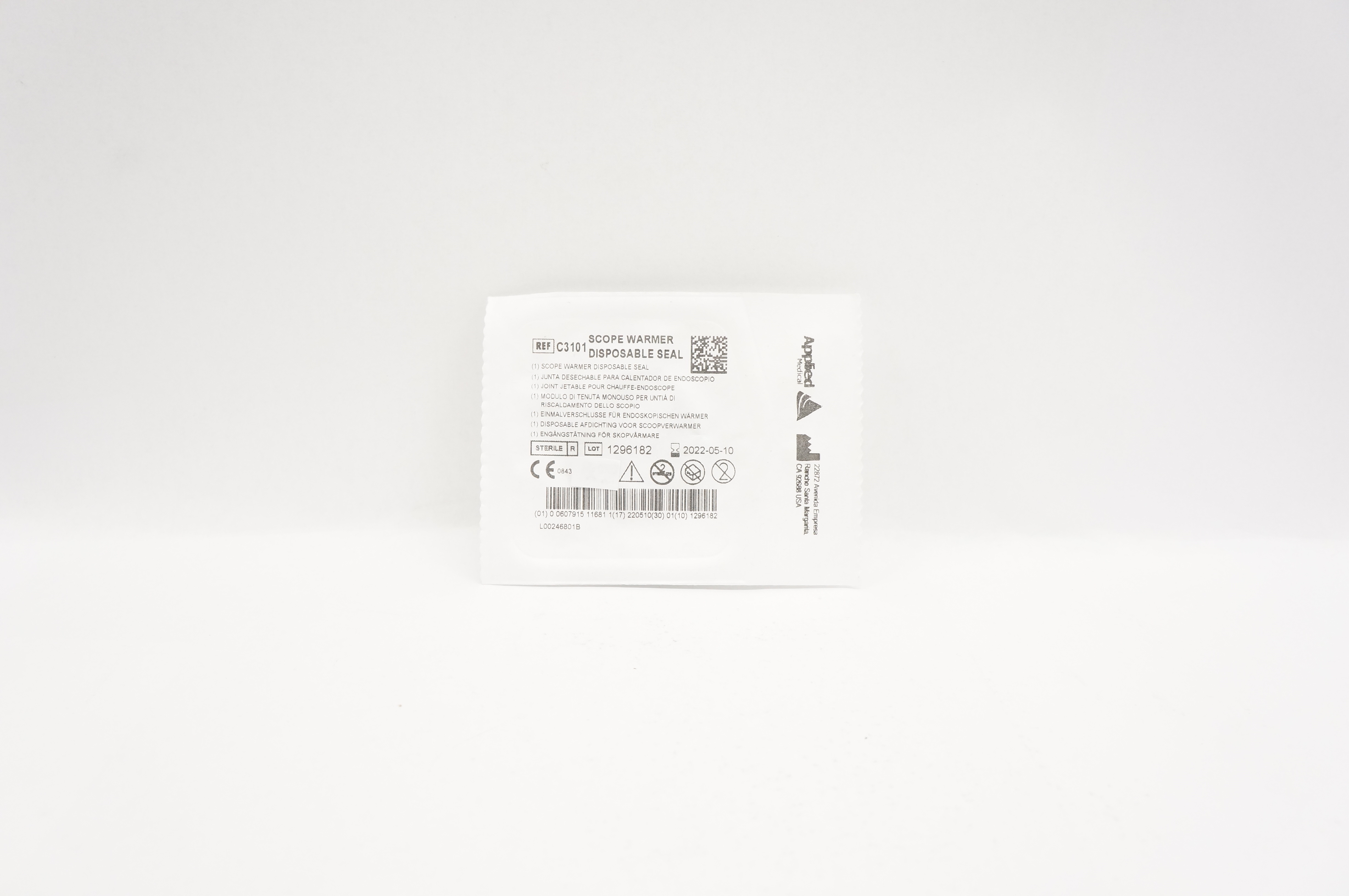 Applied Medical C3101 Scope Warmer Disposable Seal