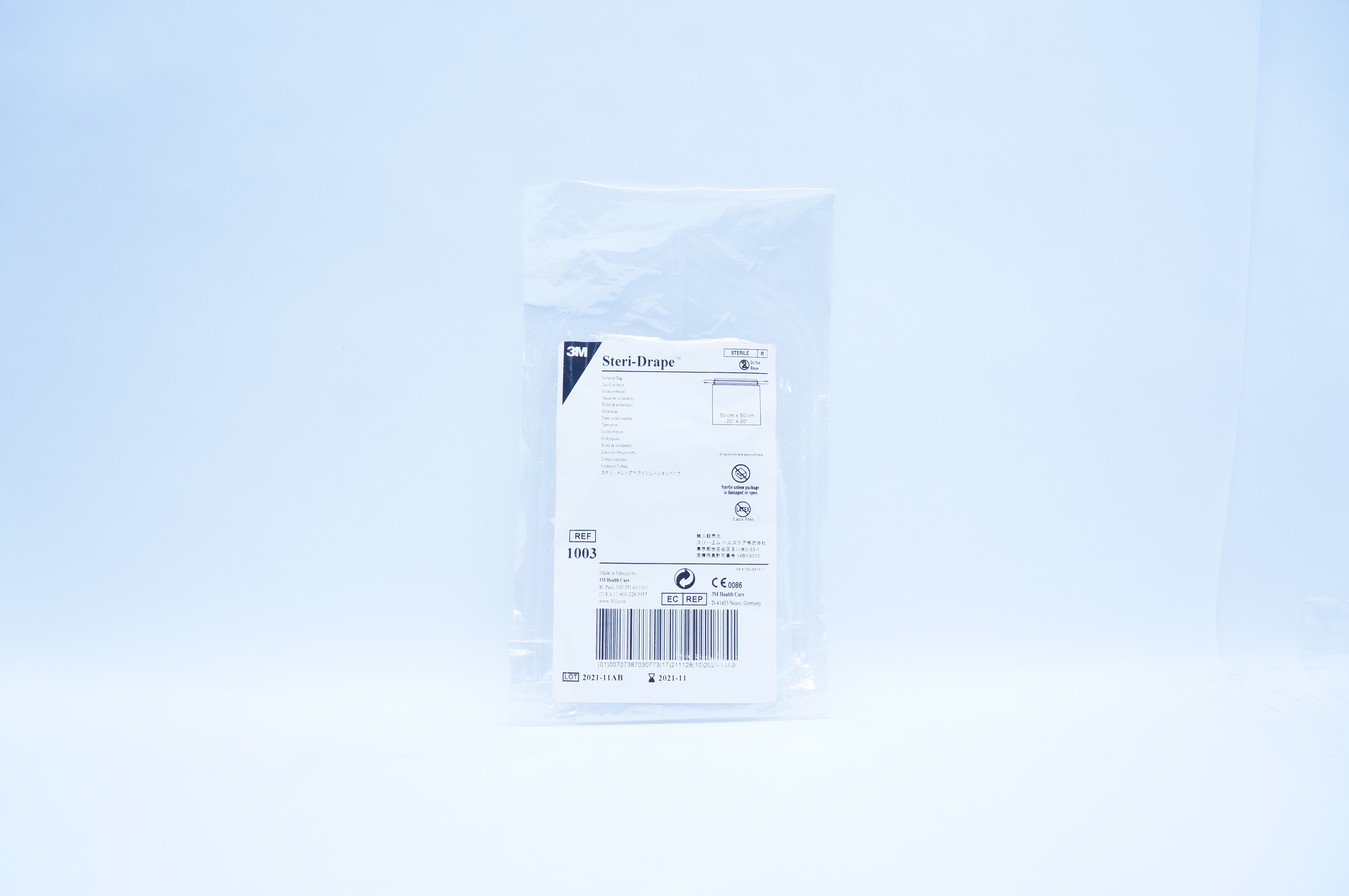 3M 1003 Steri-Drape Isolation Bag 20inch x 20inch (x)