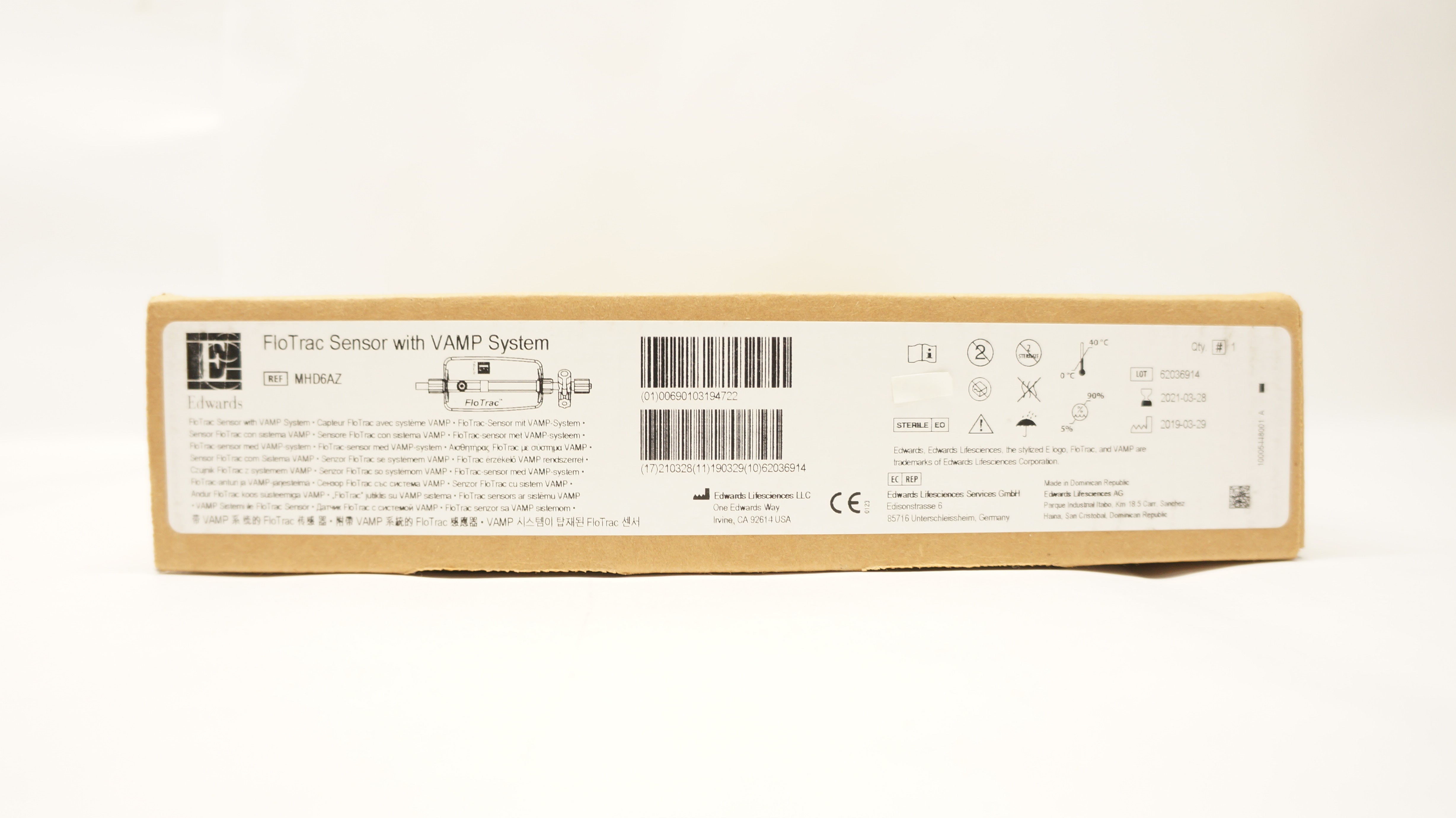 Edwards Lifesciences MHD6AZ FloTrac Sensor with VAML System FloTrac (x)