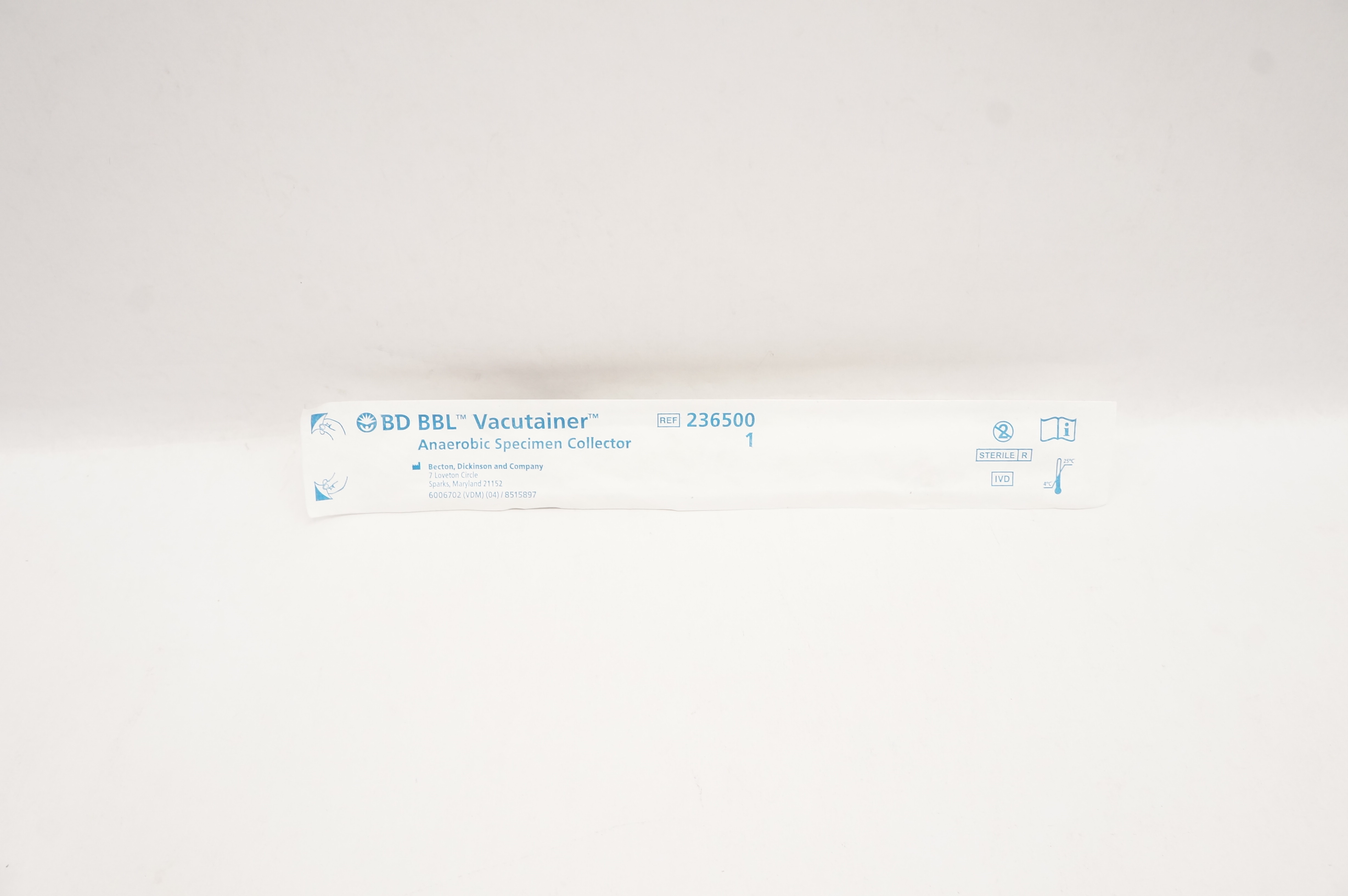 BD 236500 BBL Vacutainer Anaerobic Specimen Collector (x)