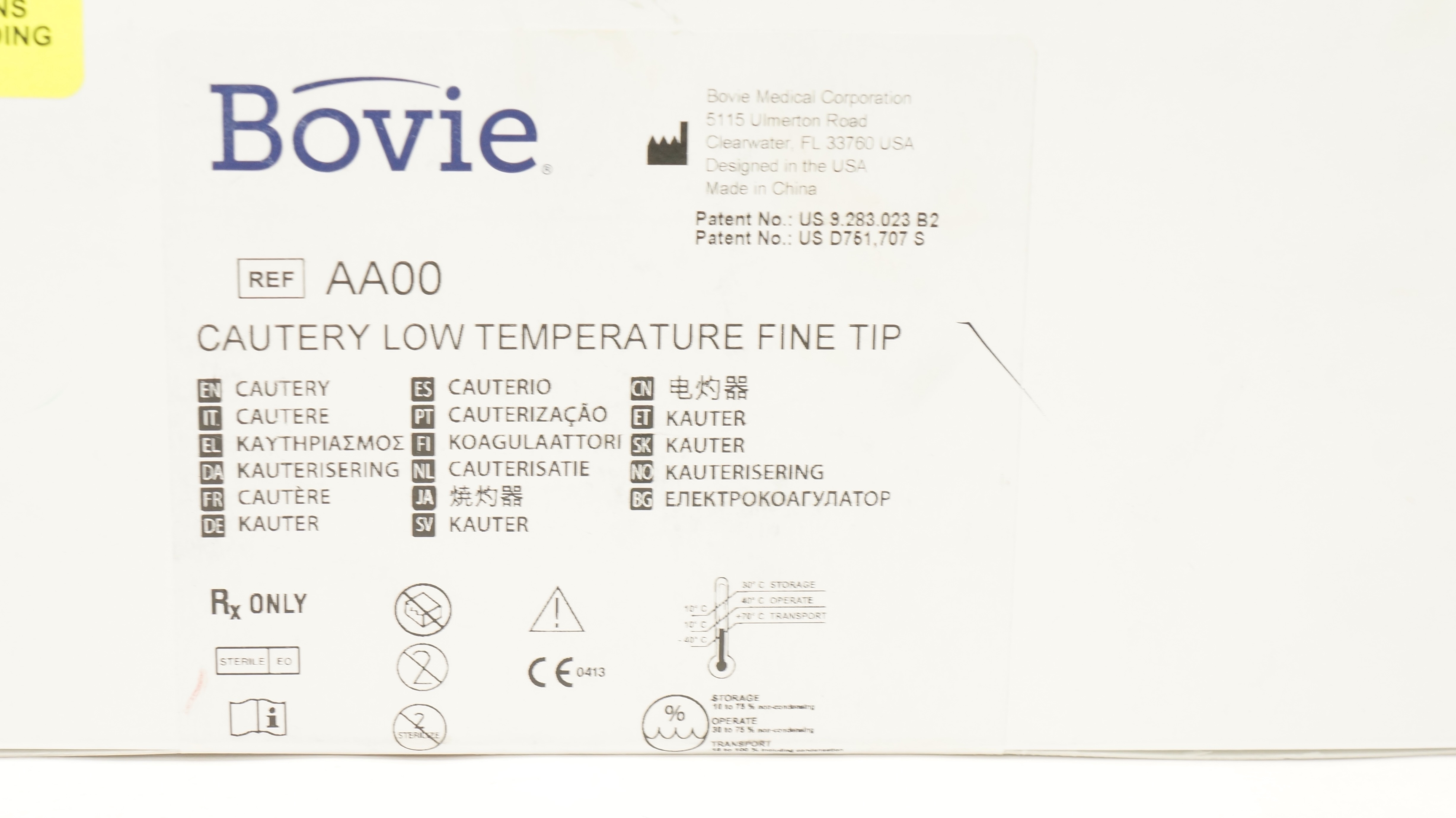 Bovie Medical AA00 Cautery Low Temperature Fine Tip (x) - Box of 10