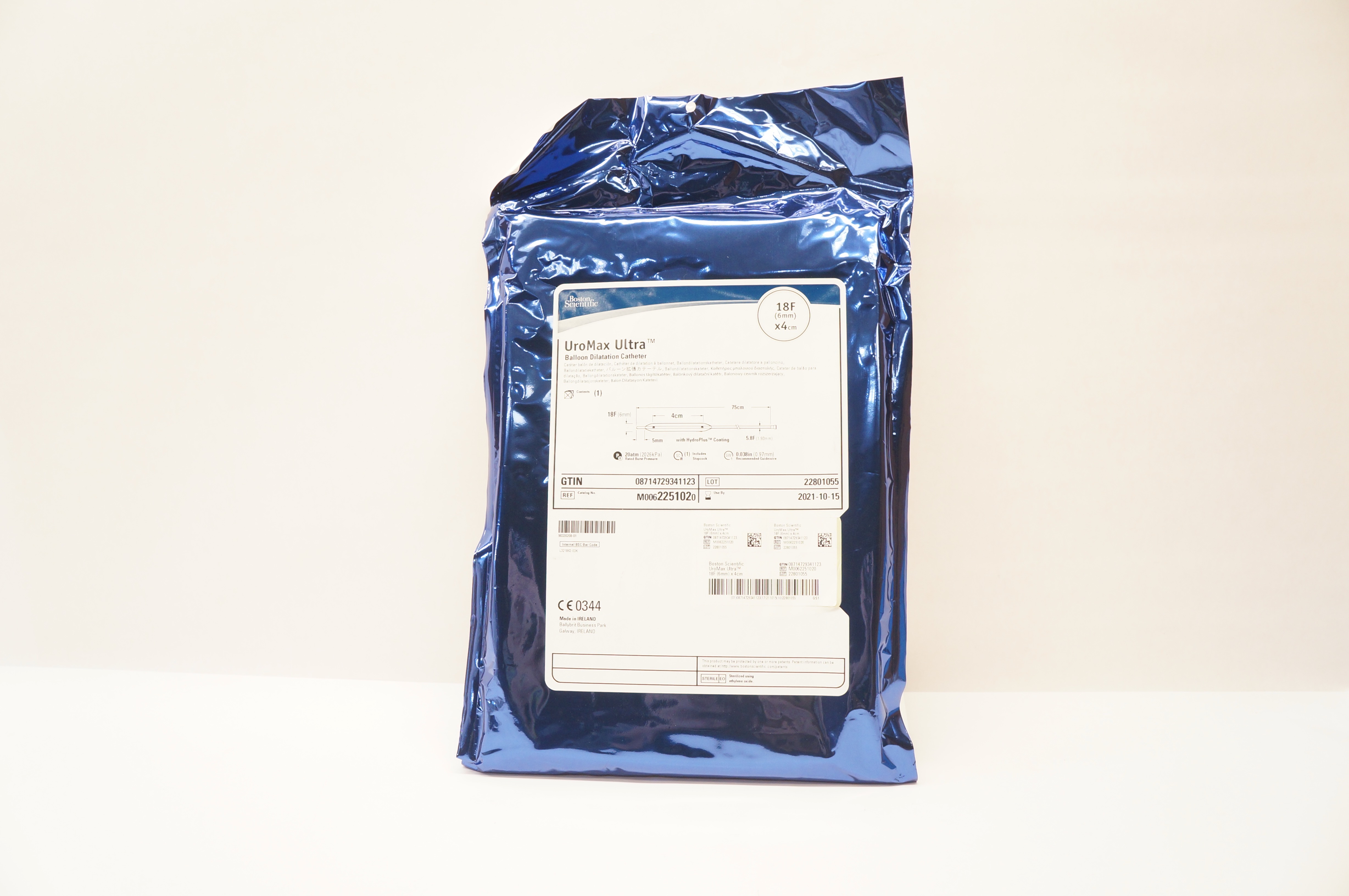 Boston Scientific 225102 UroMax Ultra Balloon Dilatation Cath.18F x 4cm (x)
