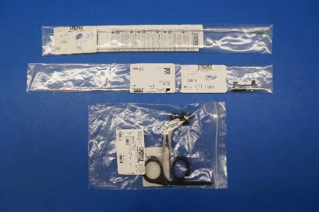 Karl Storz 31362FGM ClickLine Grasping Forceps, atraumatic, wavy serration