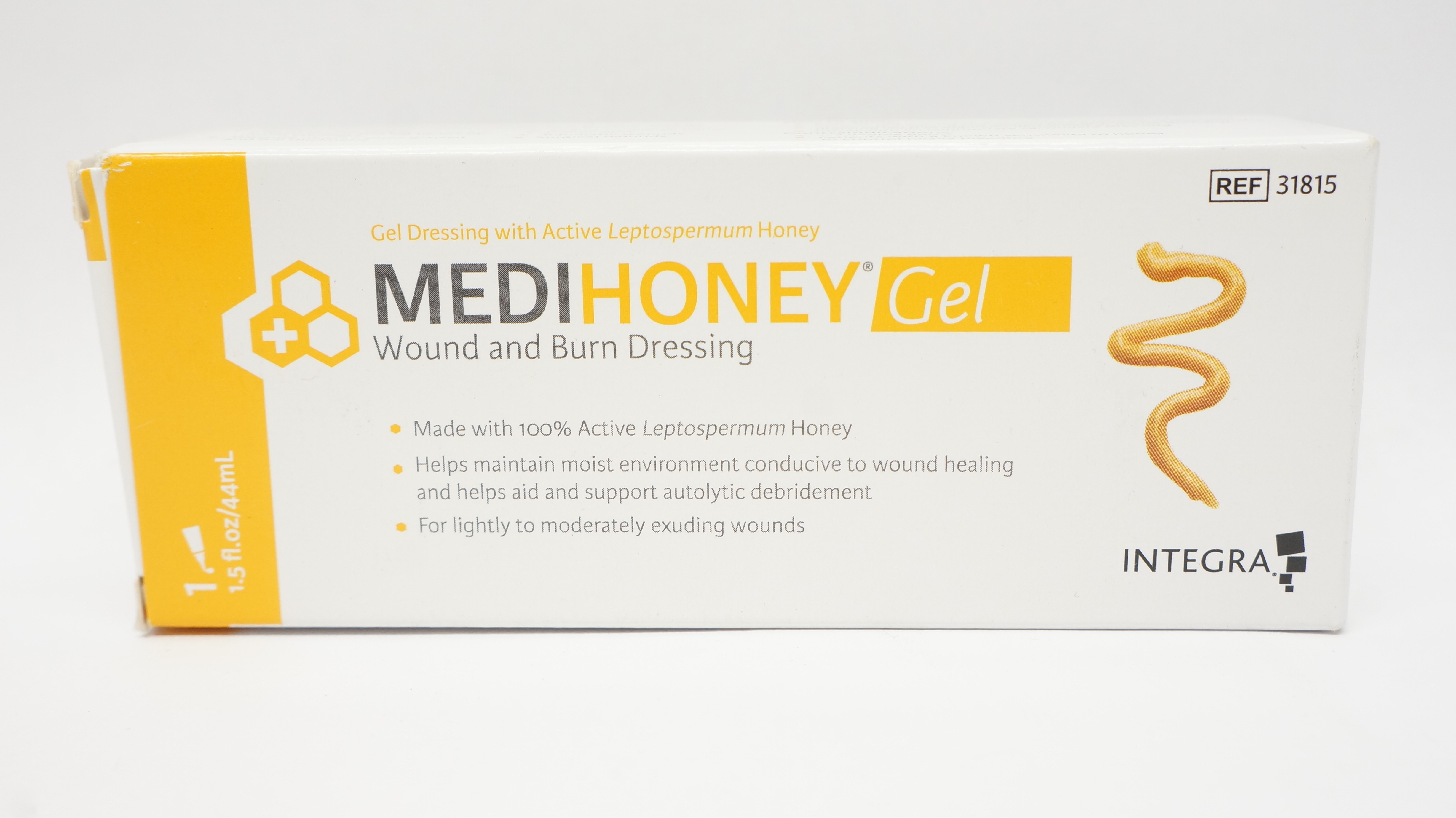 Derma Sciences 31815 Integra MediHoney Gel Wound and Burn Dressing 1.5 fl. oz