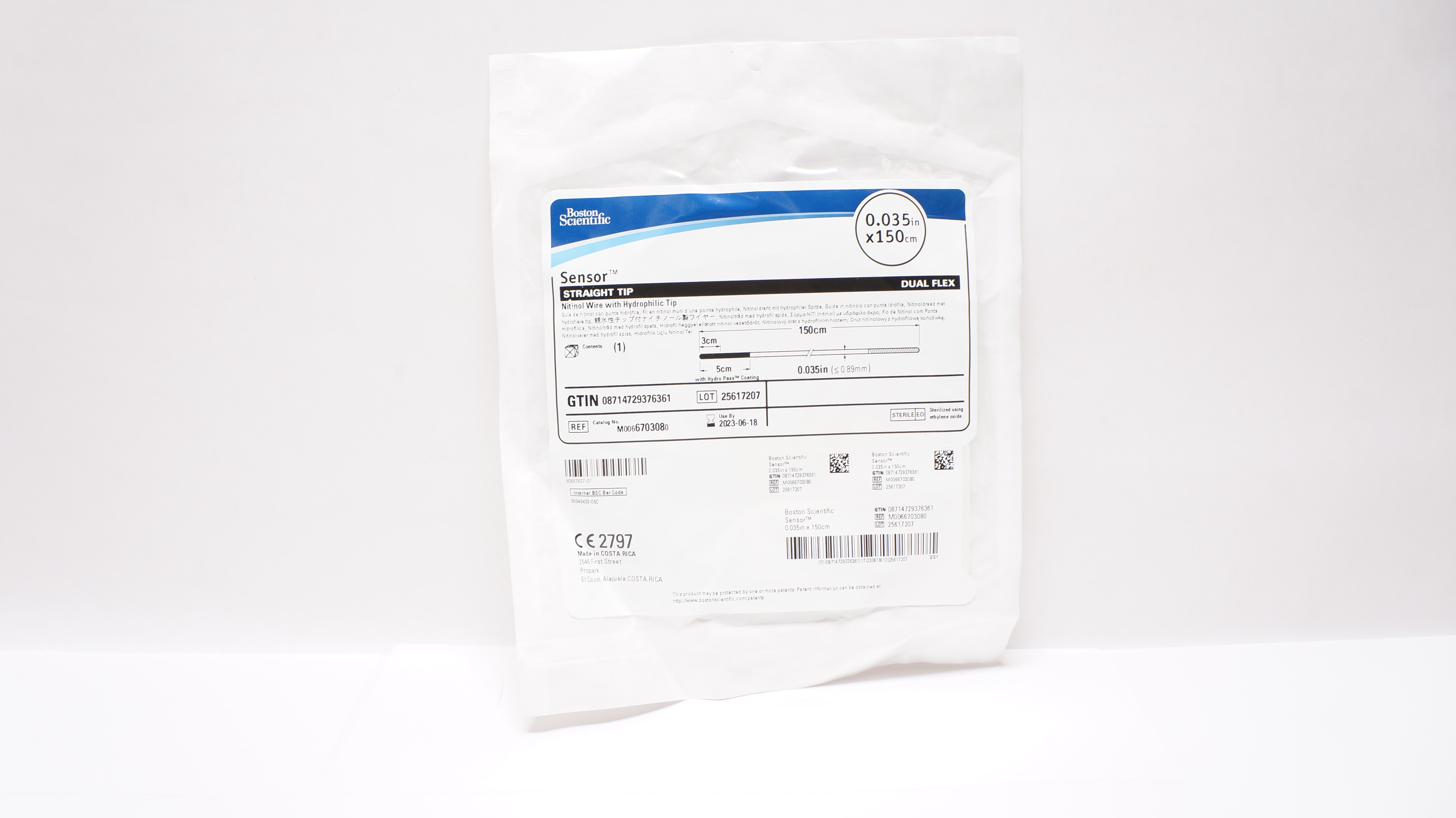 Boston Scientific M0066703080 Sensor Nitinol Wire 0.035inch x 150cm (x)