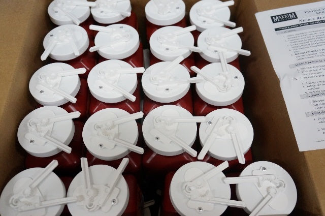 Maxxim 158 Sharps Container Red 0.7 Quart ~ Box of 40