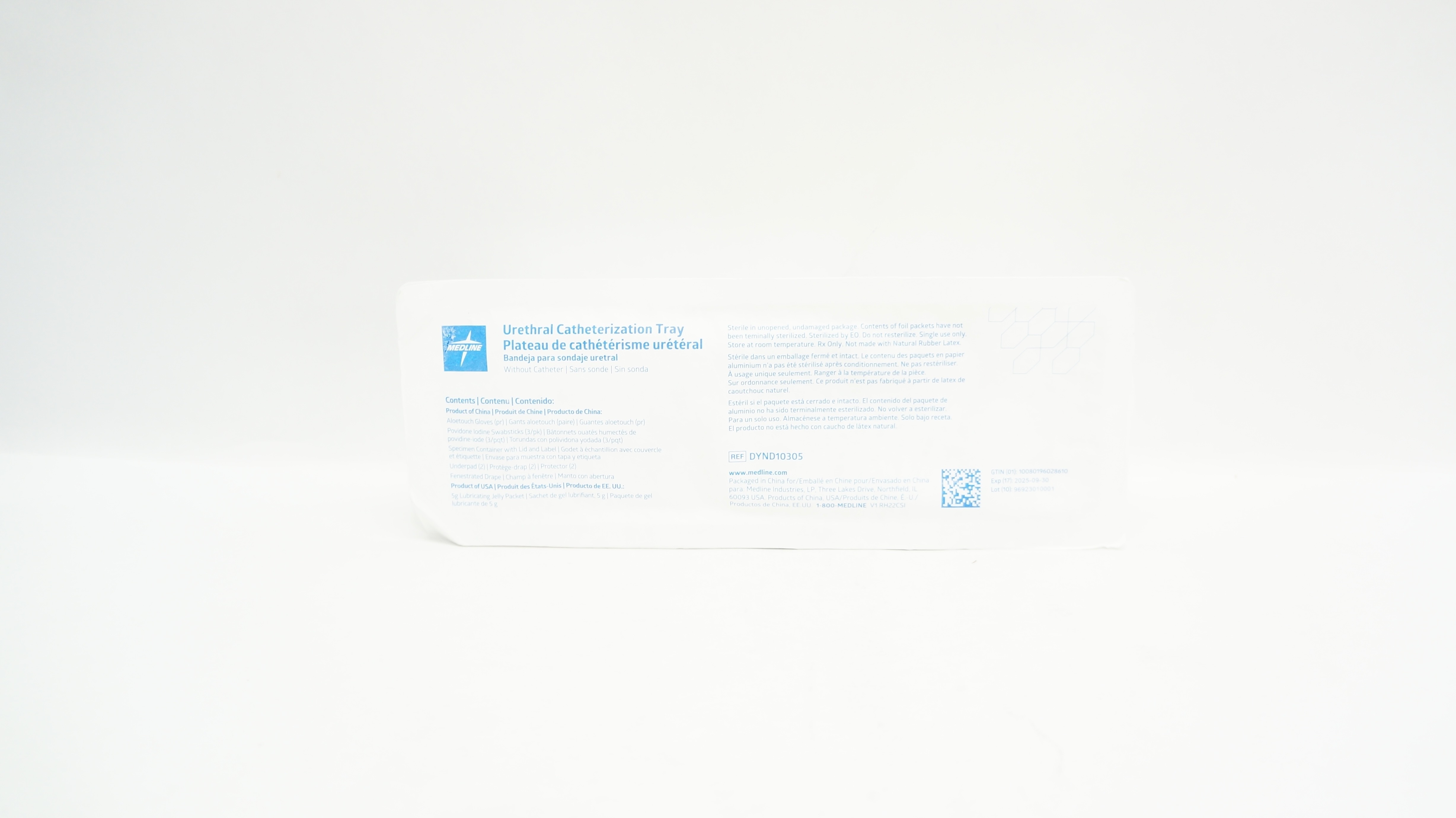 Medline DYND10305 Uretheral Cath. Tray