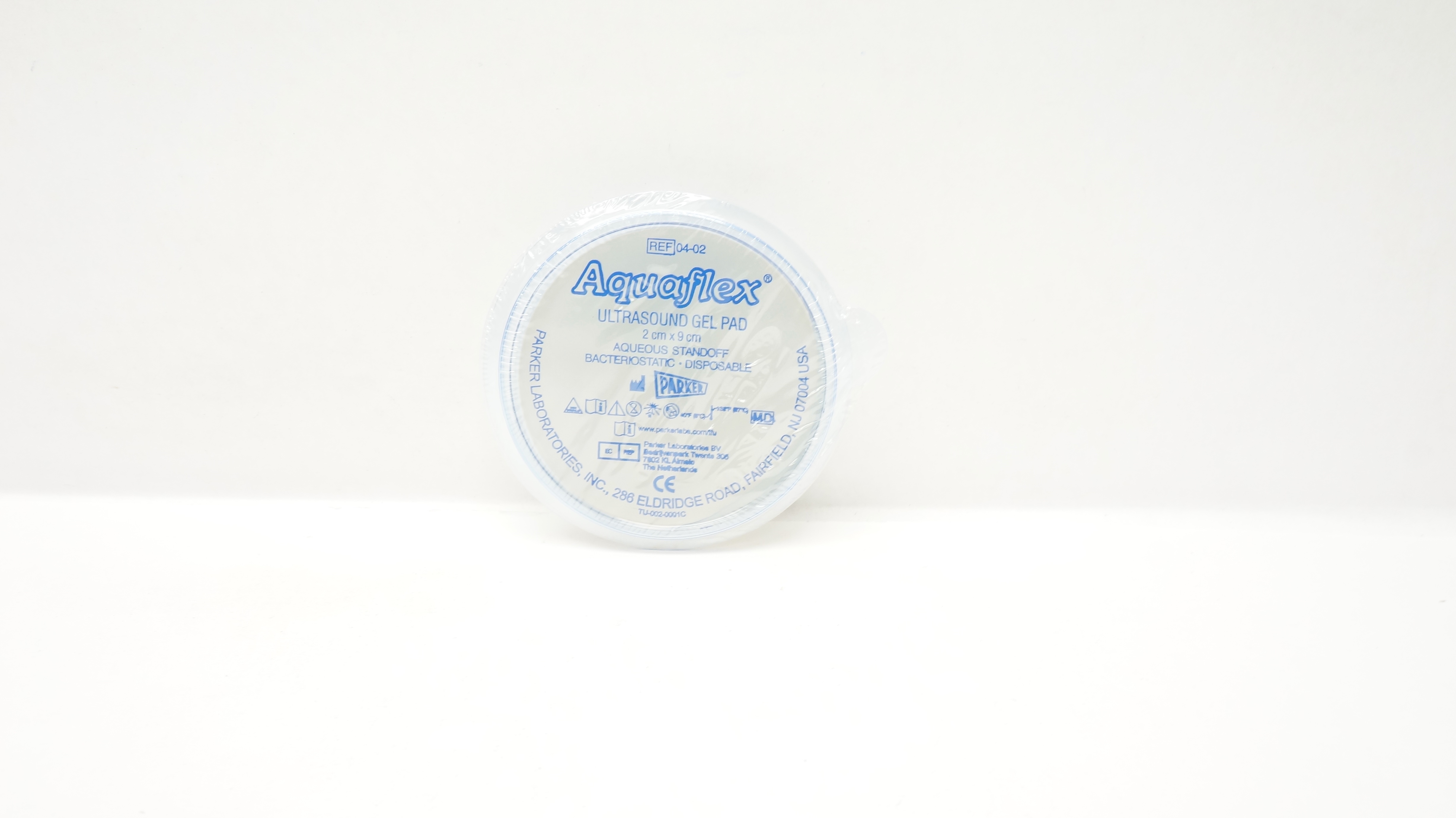 Parker 04-02 Aquaflex Ultra Sound Gel Pad 2cm x 9cm (x)