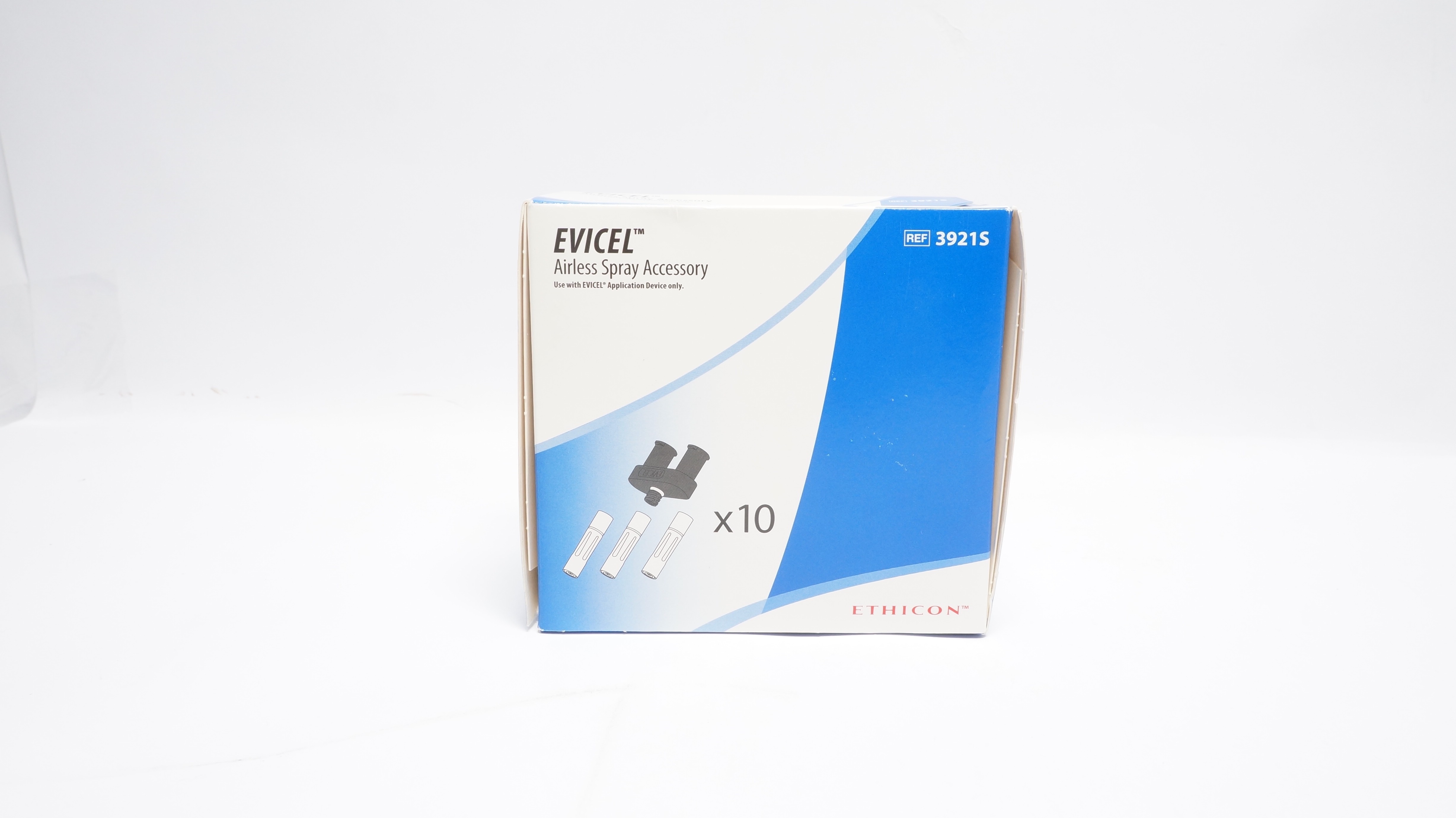 Ethicon 3921S EVICEL Airless Spray Accessory - Box of 10 (x)