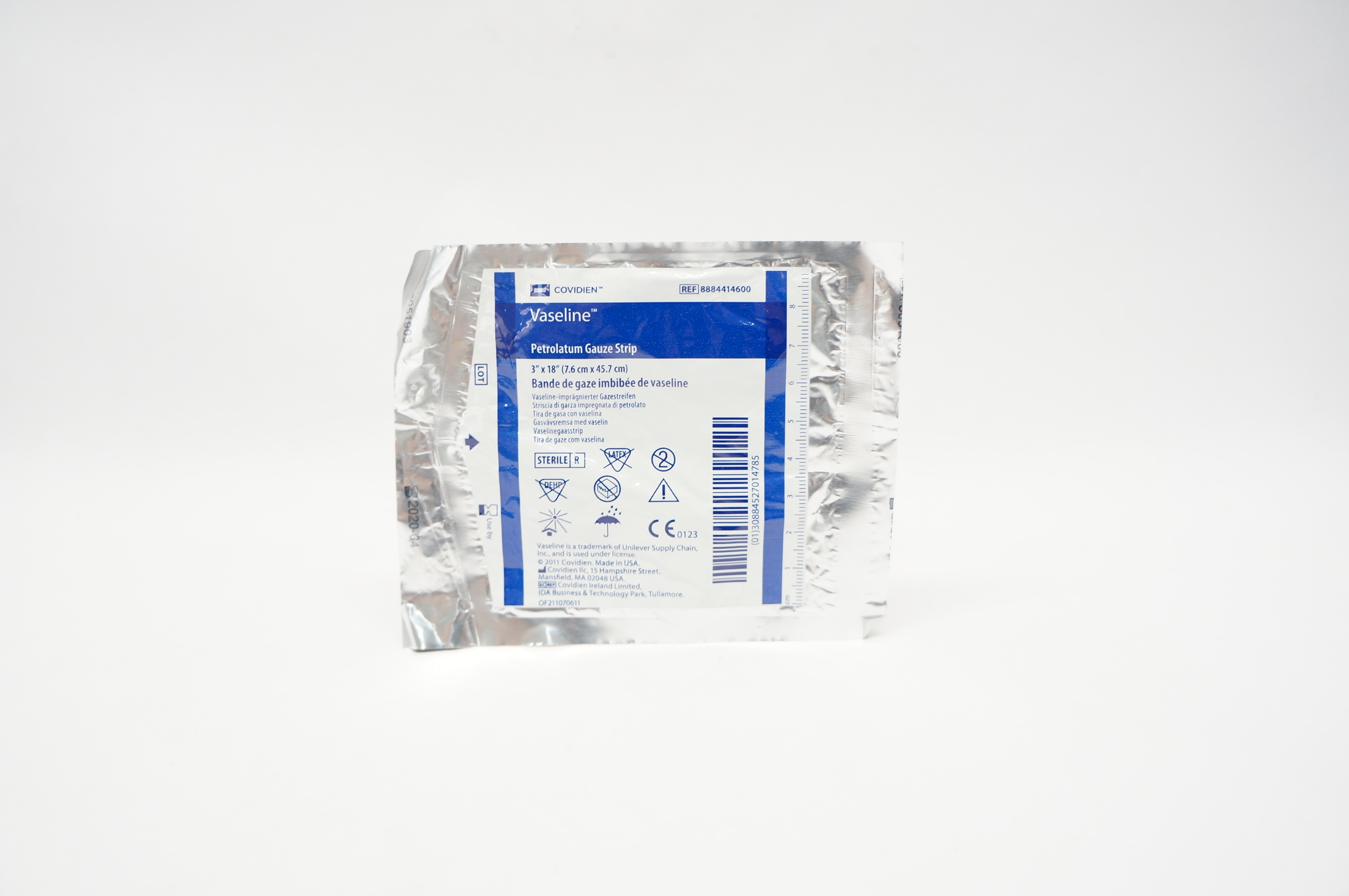 Covidien 8884414600 Vaseline Petrolatum Gauze Strip 3inch x 18inch (x)