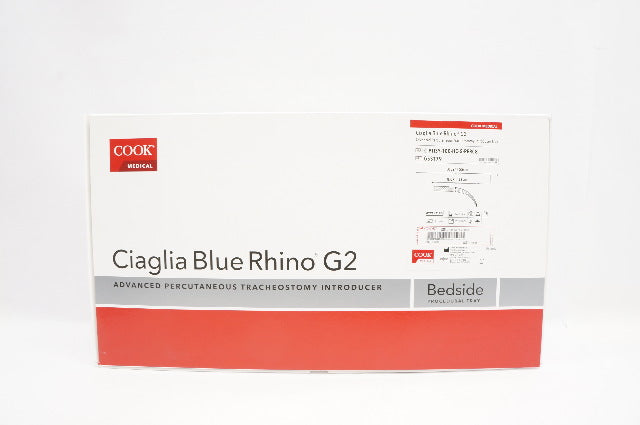 Cook G53179 Ciaglia Blue Rhino G2 Tracheostomy Introducer Tray .052inch x 8Fr(x)