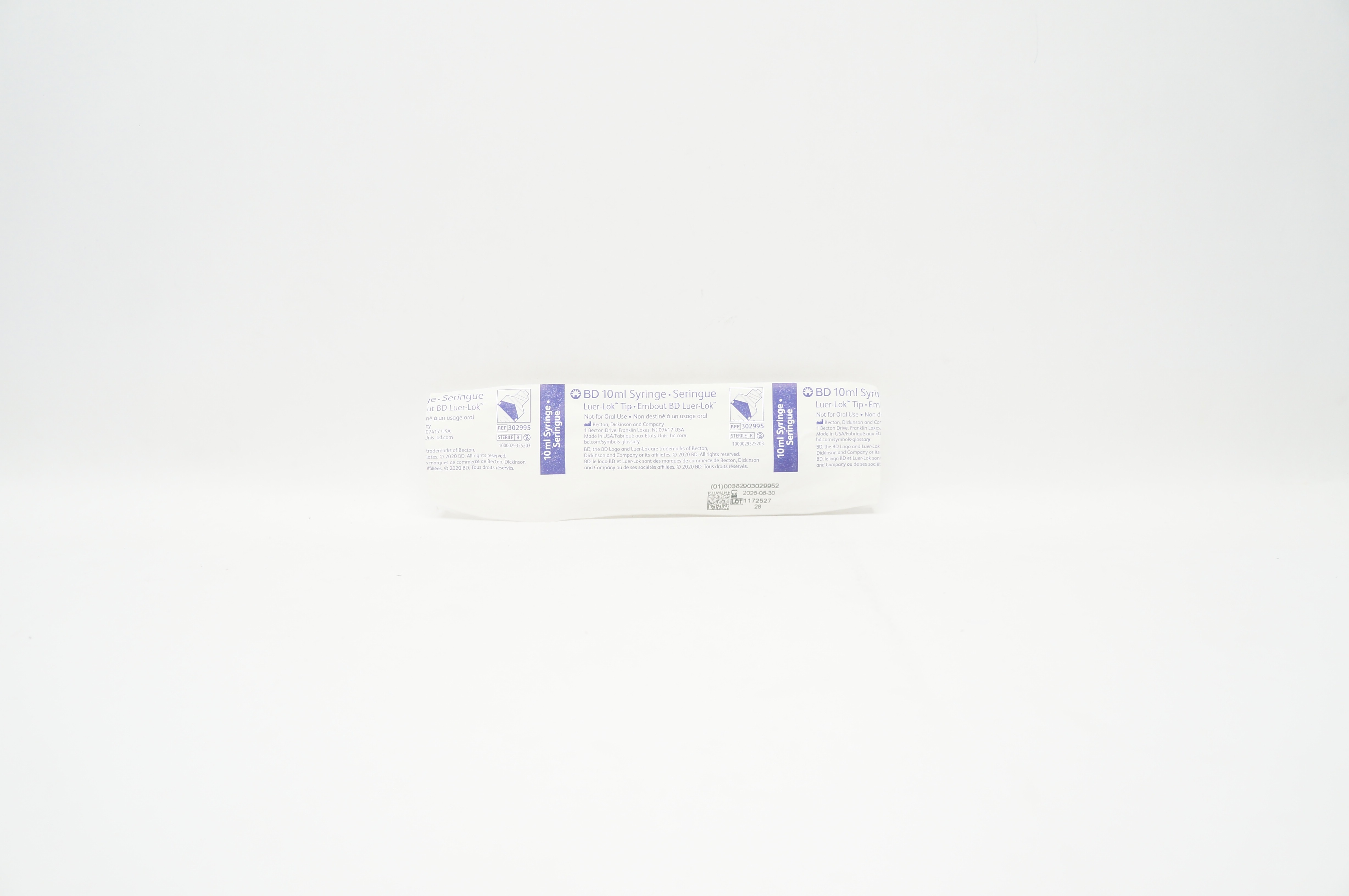 BD 302995 10ml Syringe Luer-Lok Tip