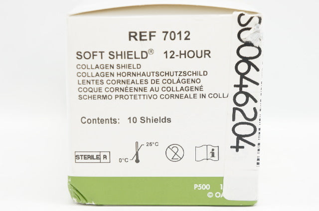 Oasis 7012 Soft Shield Collagen Corneal Shield 12-Hour (x) - Box of 10