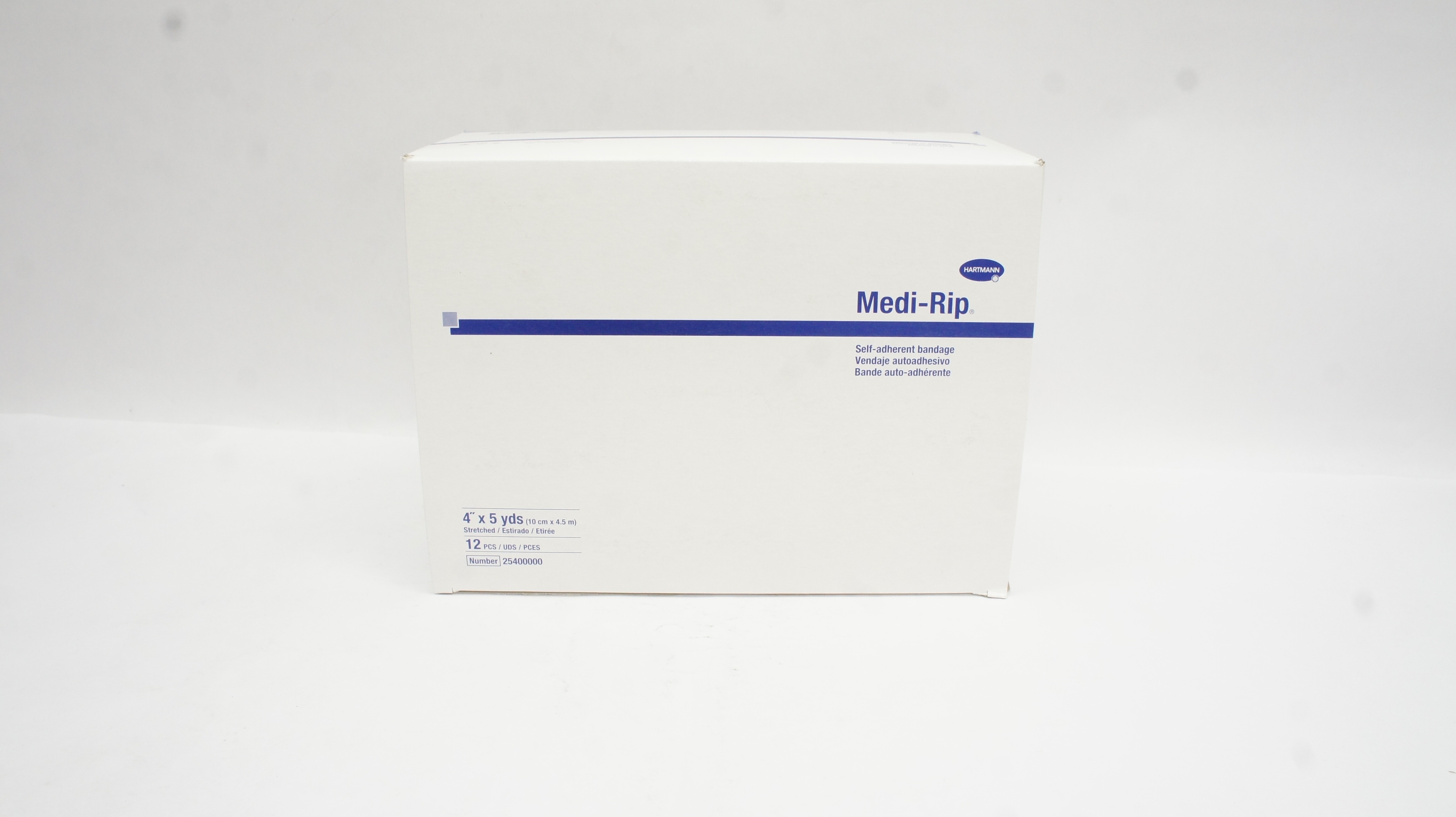 Hartmann 25400000 Medi-Rip Self-Adherent Bandage 4inch x 5yds - Box of 12