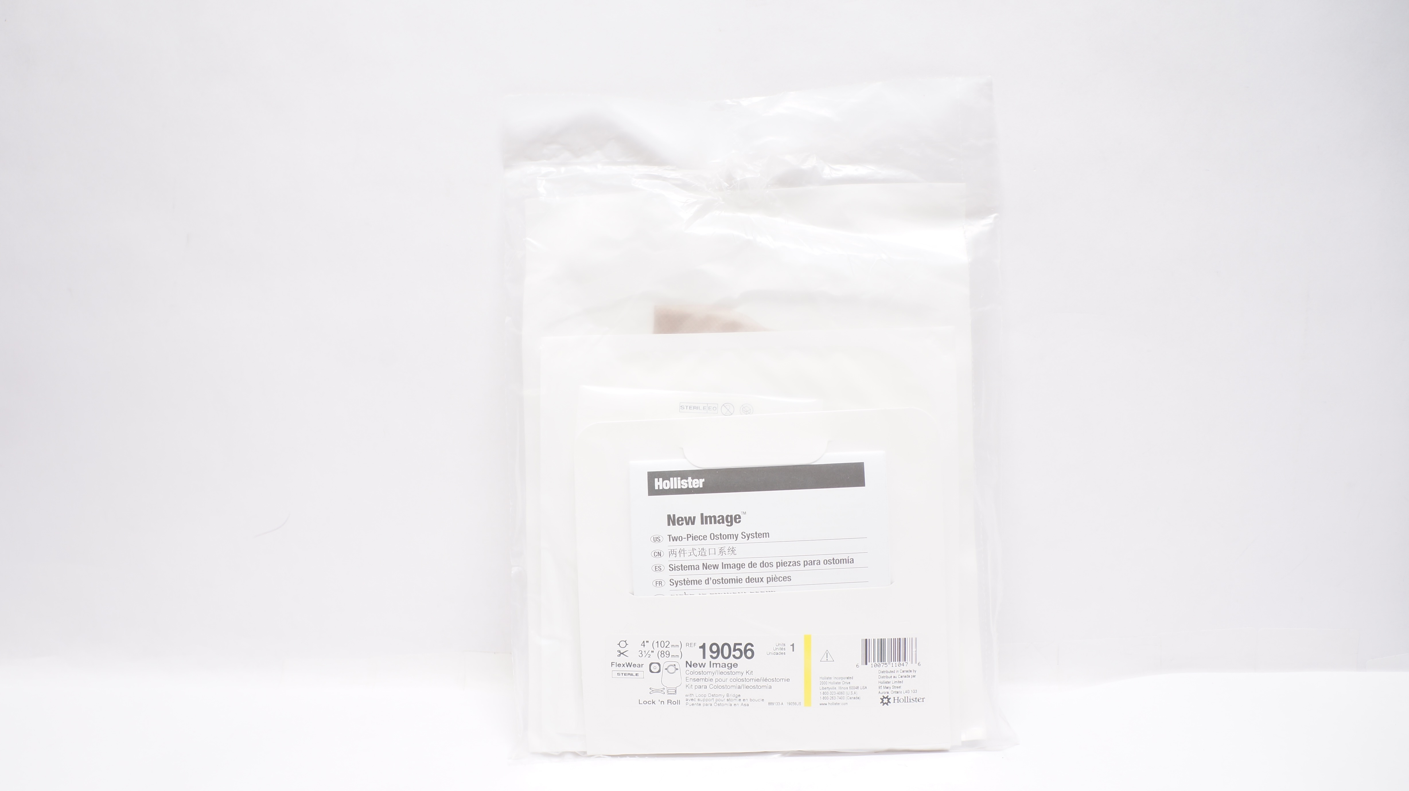 Hollister 19056 New Image Colostomy / Ileostomy Kit 4in. x 3-1/2in.(x)