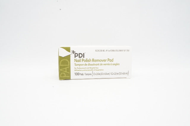 PDI B71200 Nail Polish Removal Pad 1.2inch x 2.6inch - Box of 100
