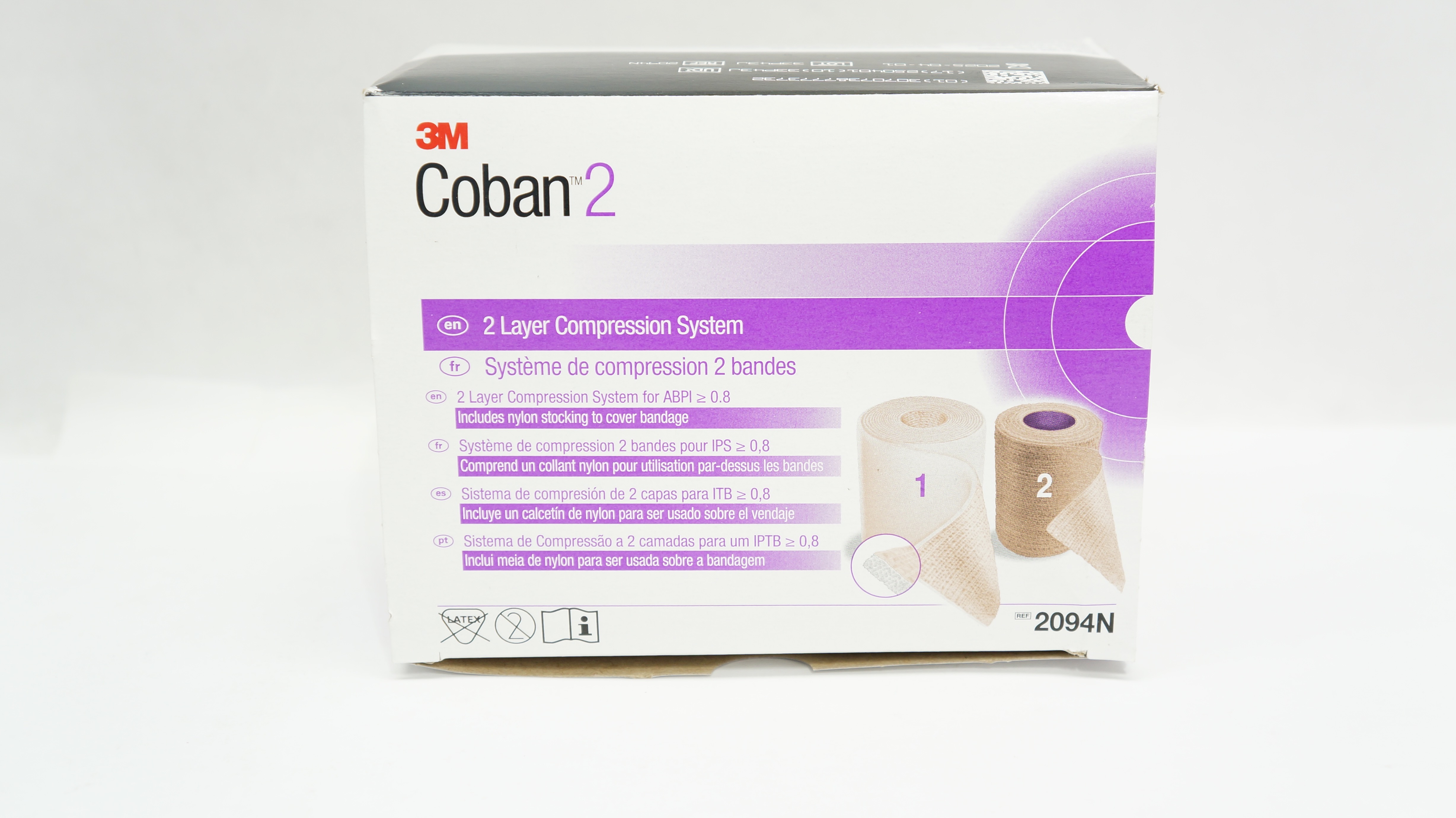 3M 2094N Coban 2 Layer Compression System 4inch x 3.8yds