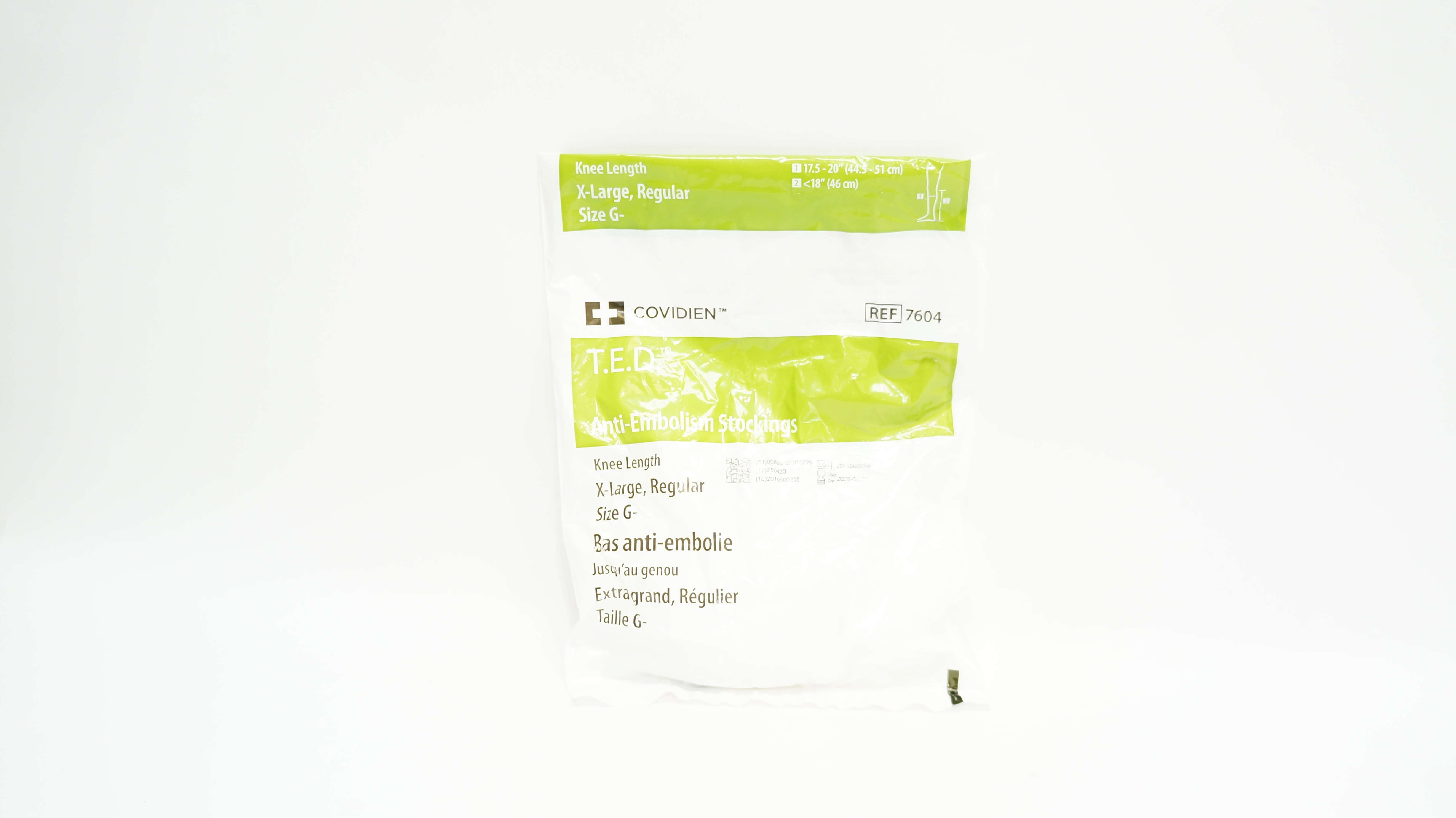 Cardinal Health 7604 T.E.D. Anti-Embolism Stockings, Knee Length XL, Size G