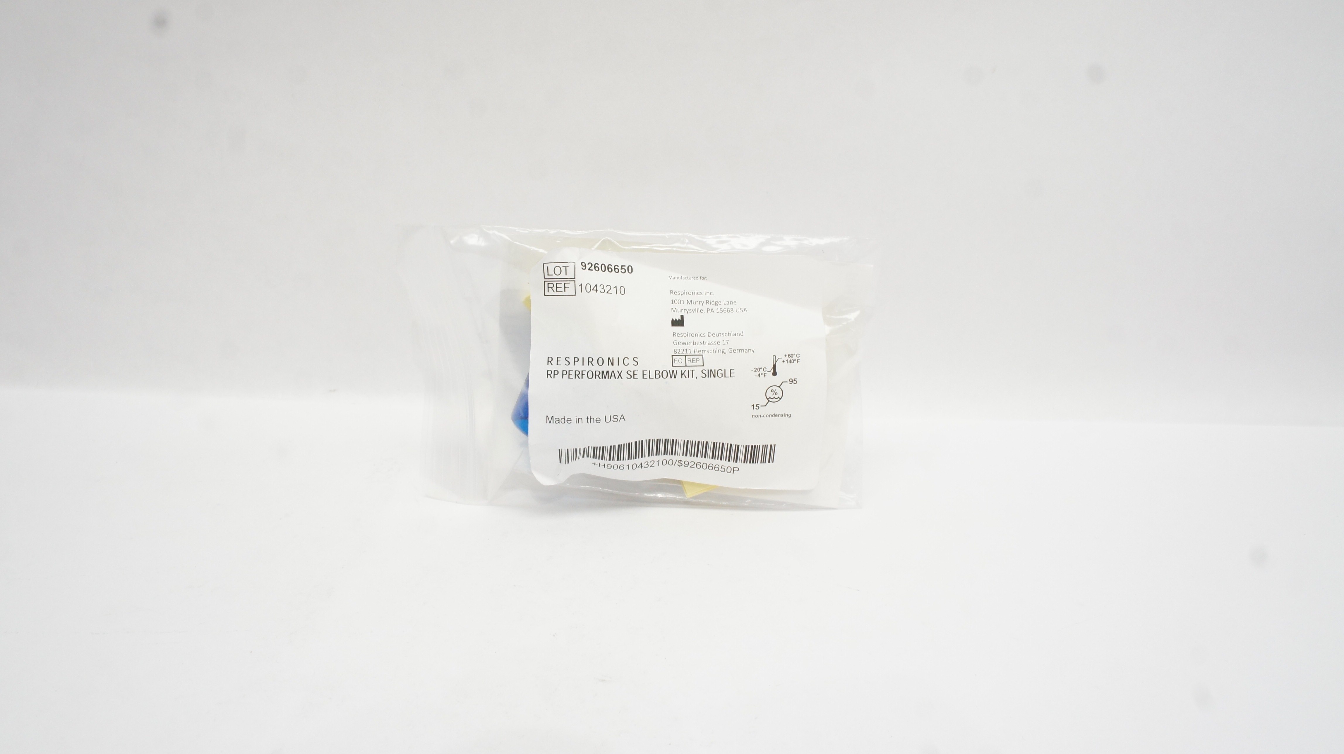 Respironics 1043210 Philips RP Performax Standard Elbow Kit