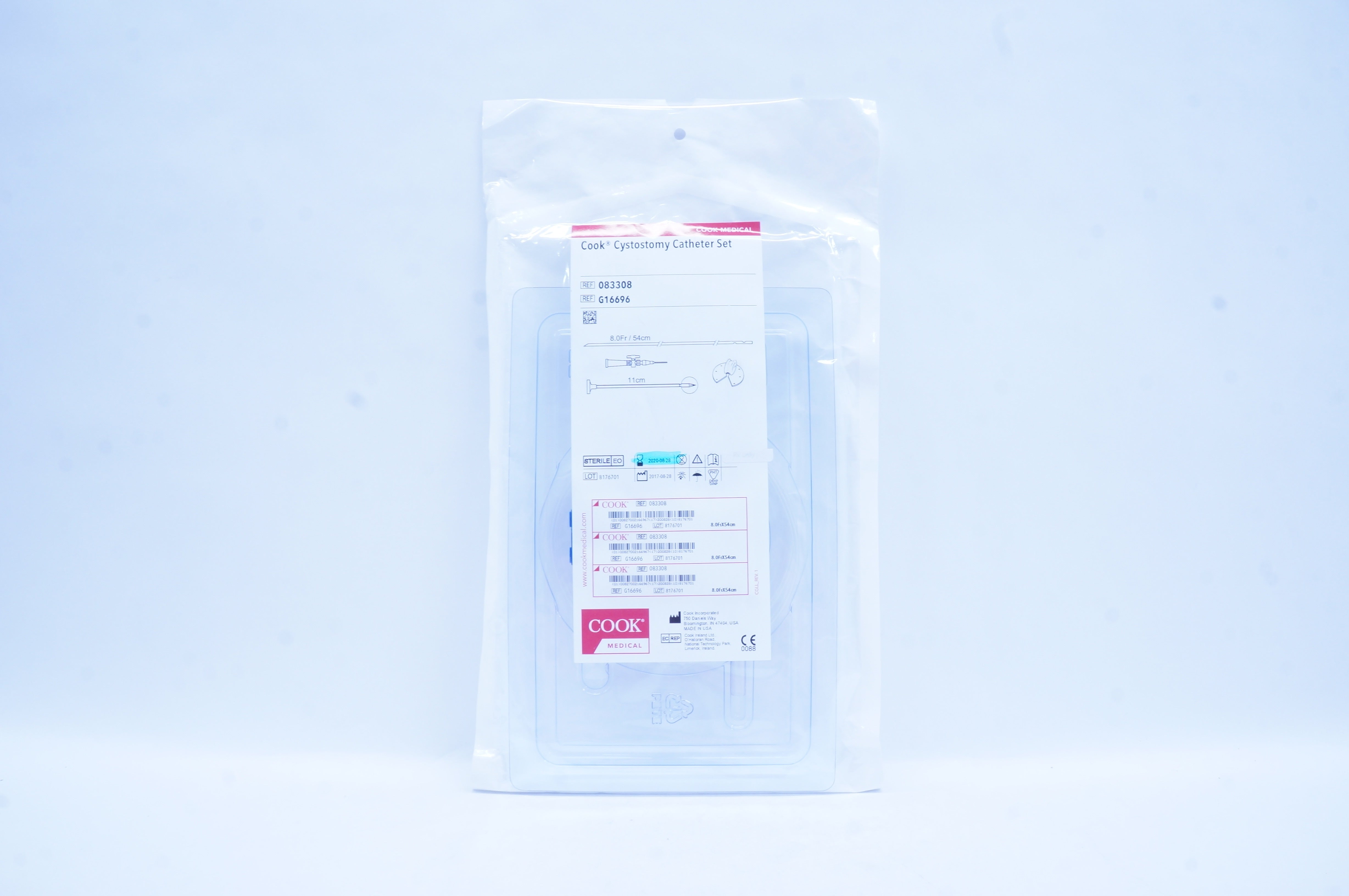 Cook Medical G16696 Cystostomy Cath. Set 8.0Fr x 54cm  (x)