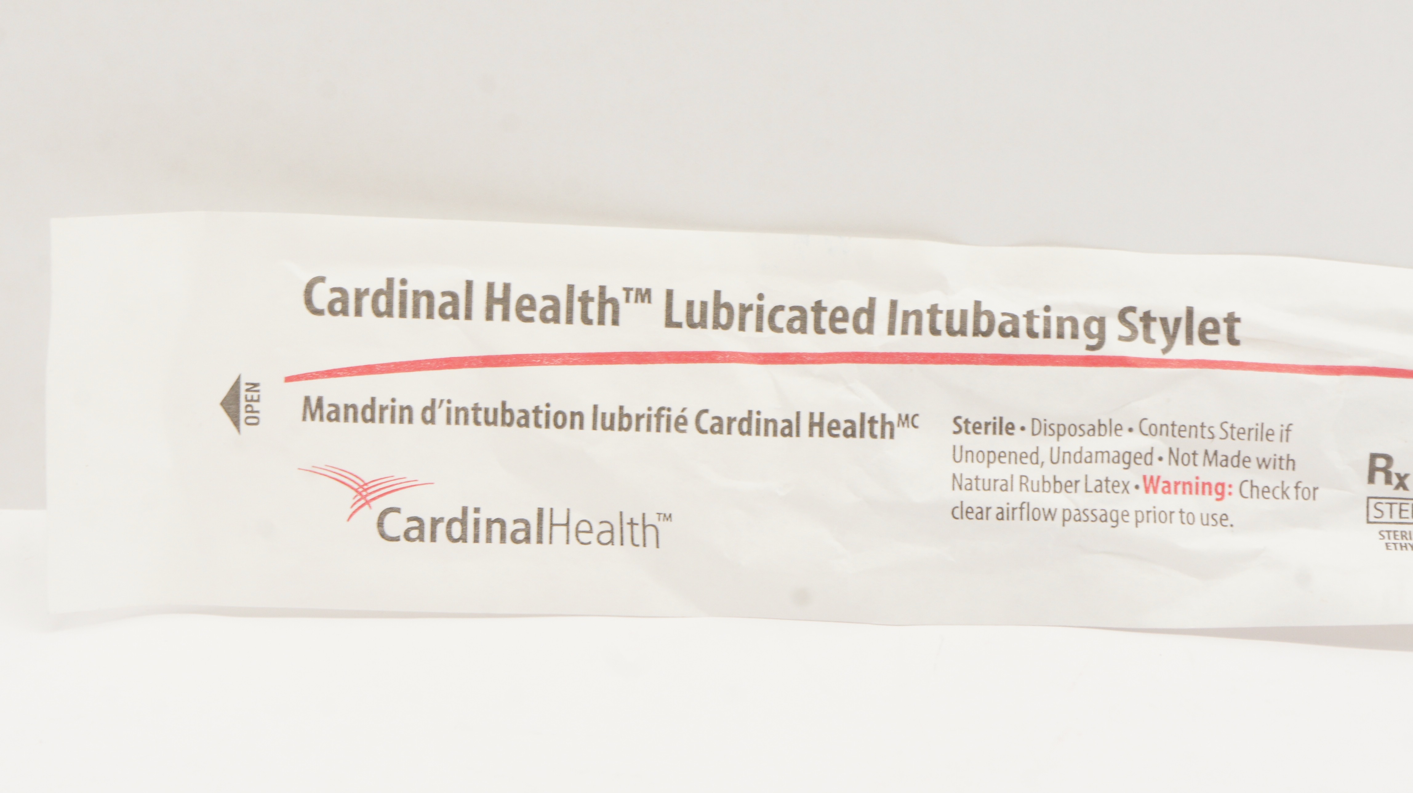 Cardinal Health IS14L Lubricated Intubating Stylet 14 Fr
