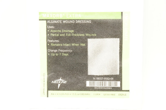 Medline MSC7012EP MAXORB EXTRA ROPE Alginate Wound Dressing 1inch x 12inch
