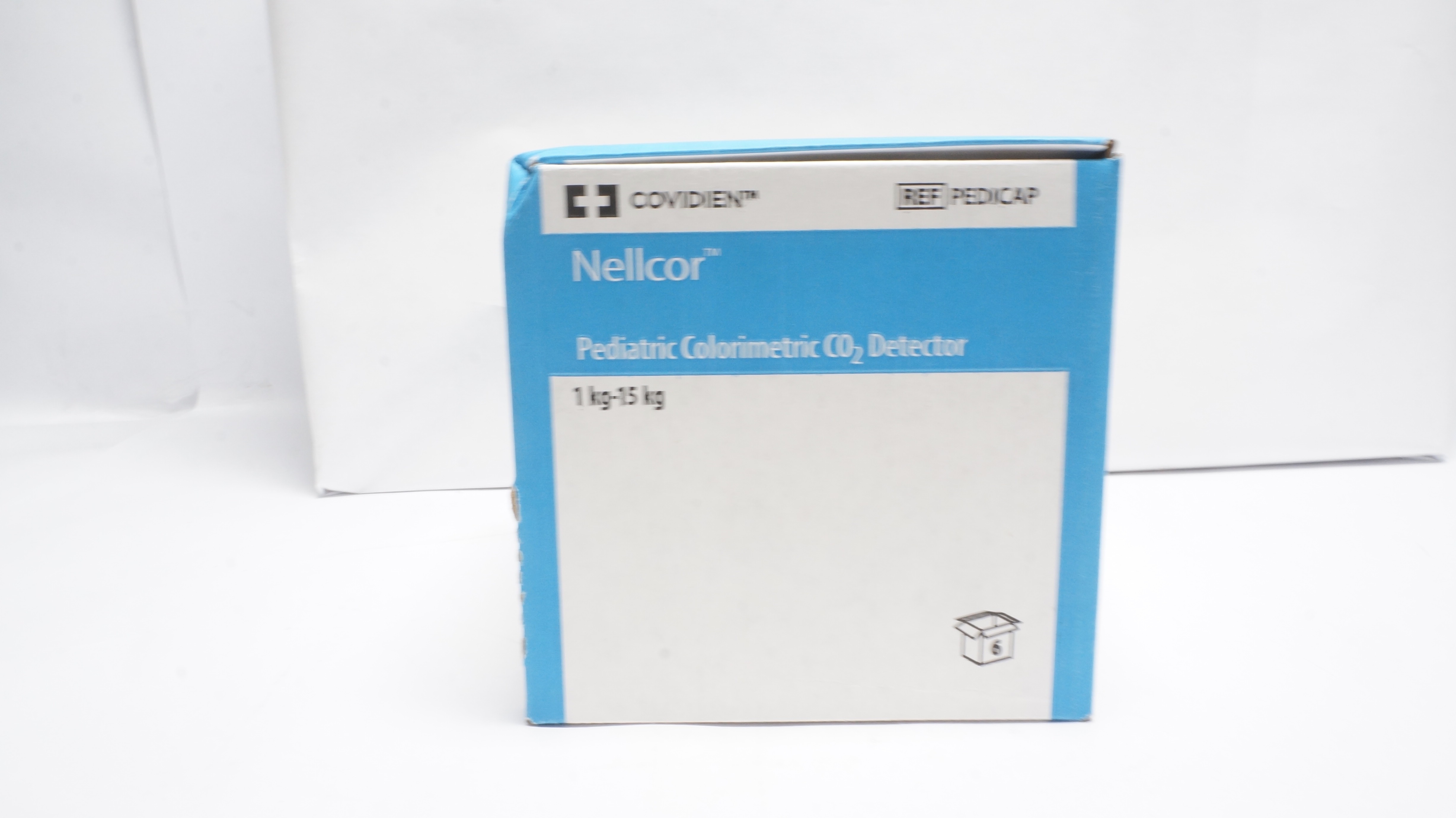 Covidien PEDICAP Nellcor Pediatric Colorimetric CO2 Detector 1-15g - Box of 5(x)