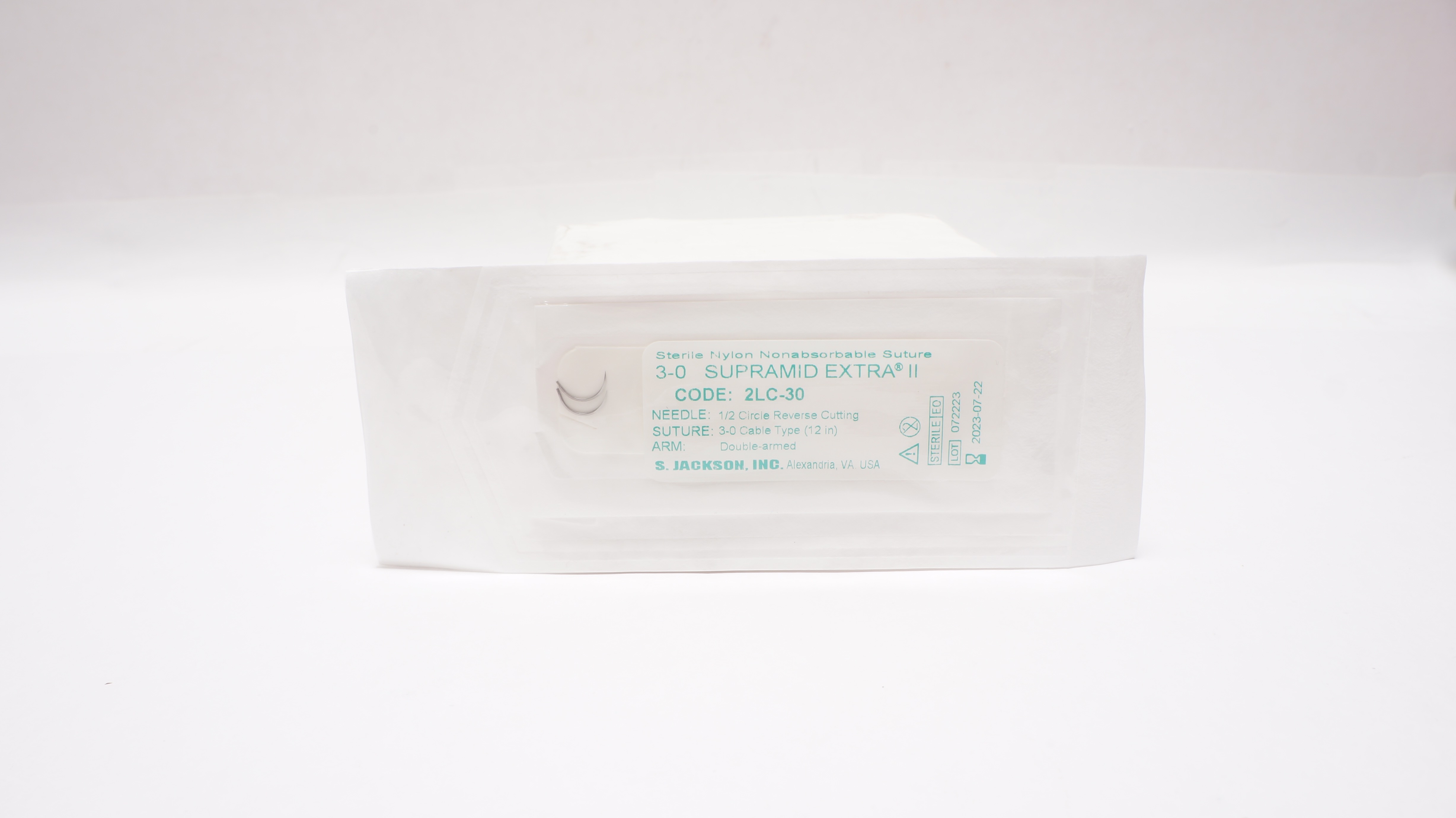 S.Jackson 2LC-30 3-0 SUPRAMID EXTRA II  Nylon 1/2c Reverse Cutting 12inch (x)