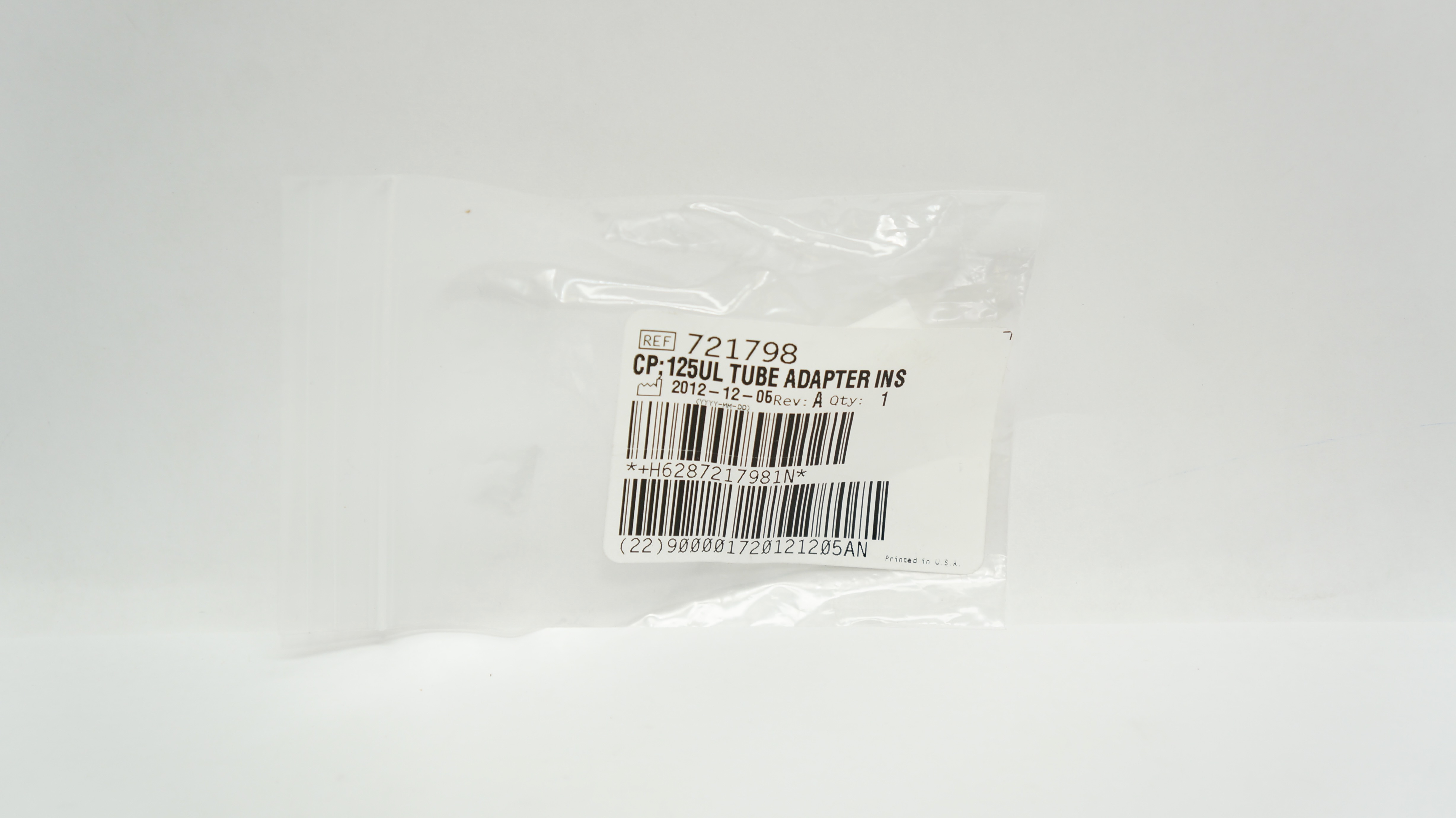 721798 CP; 125UL Tube Adapter