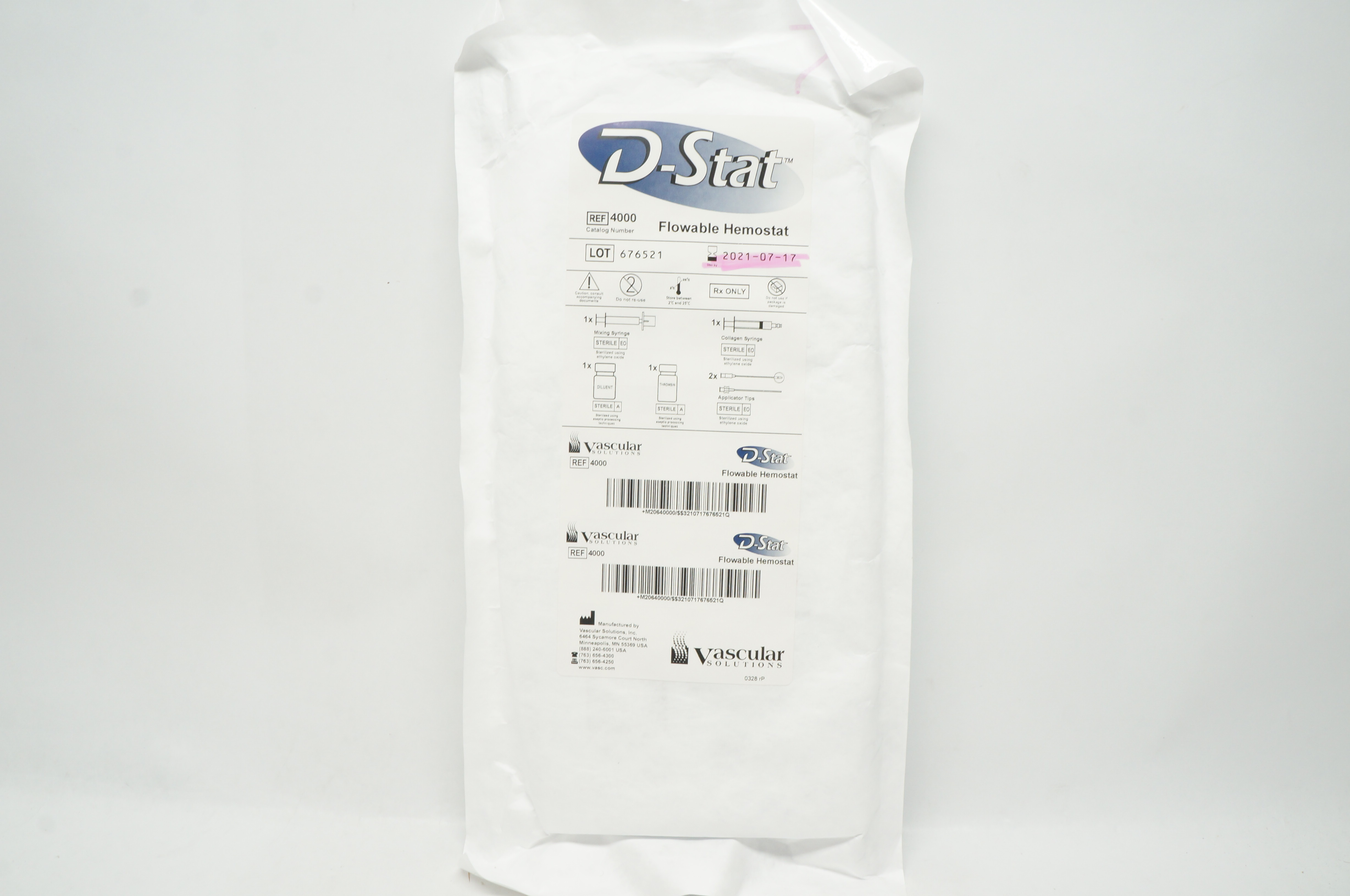 Vascular Solutions 4000 D-Stat Flowable Hemostat (x)
