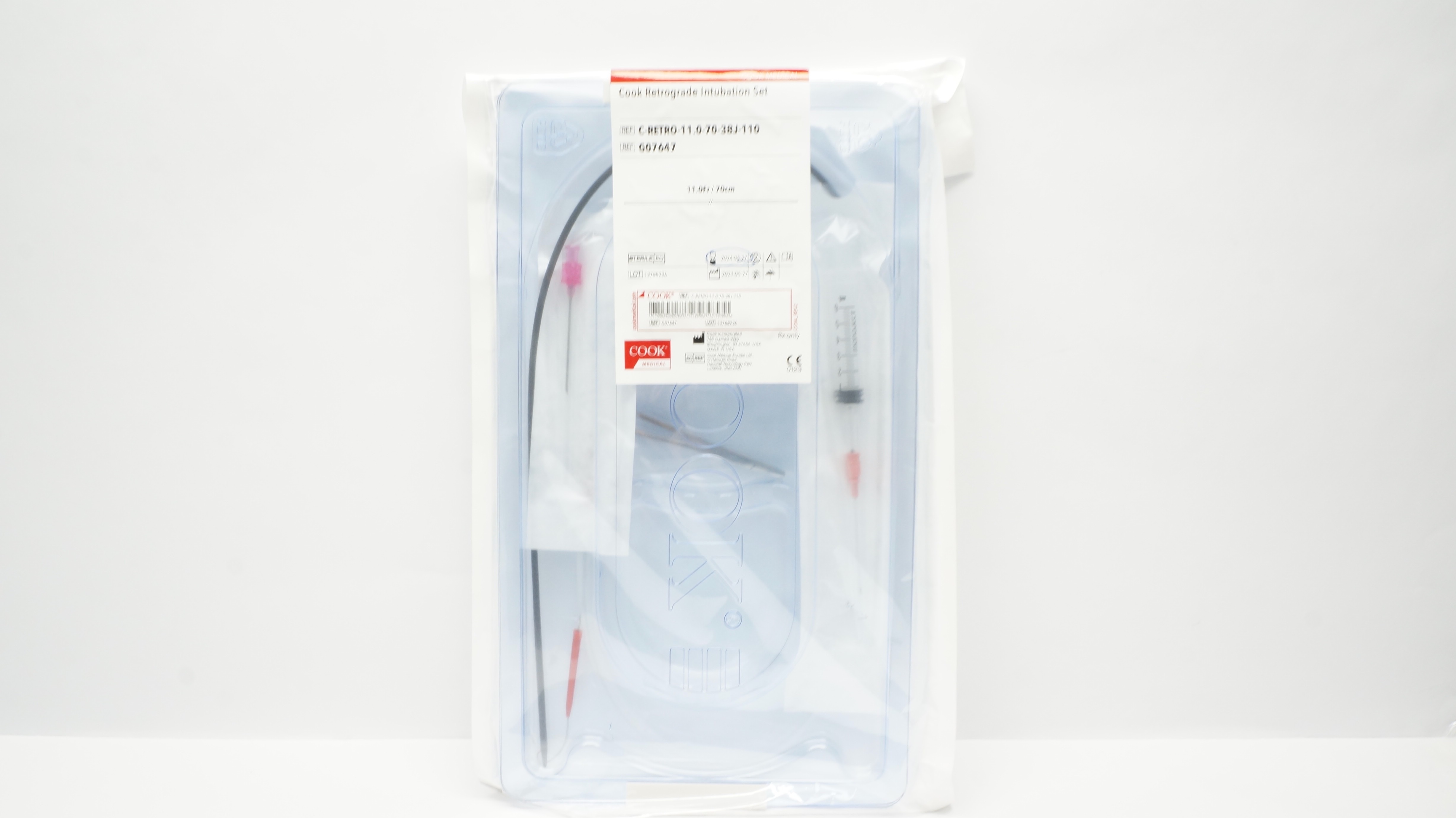 Cook Medical G07647 Retrograde Intubation Set 11.0Fr x 70cm (x)
