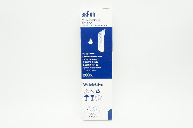 Braun PC200 KAZ USA WelchAllyn ThermoScan Probe Covers - Box of 200