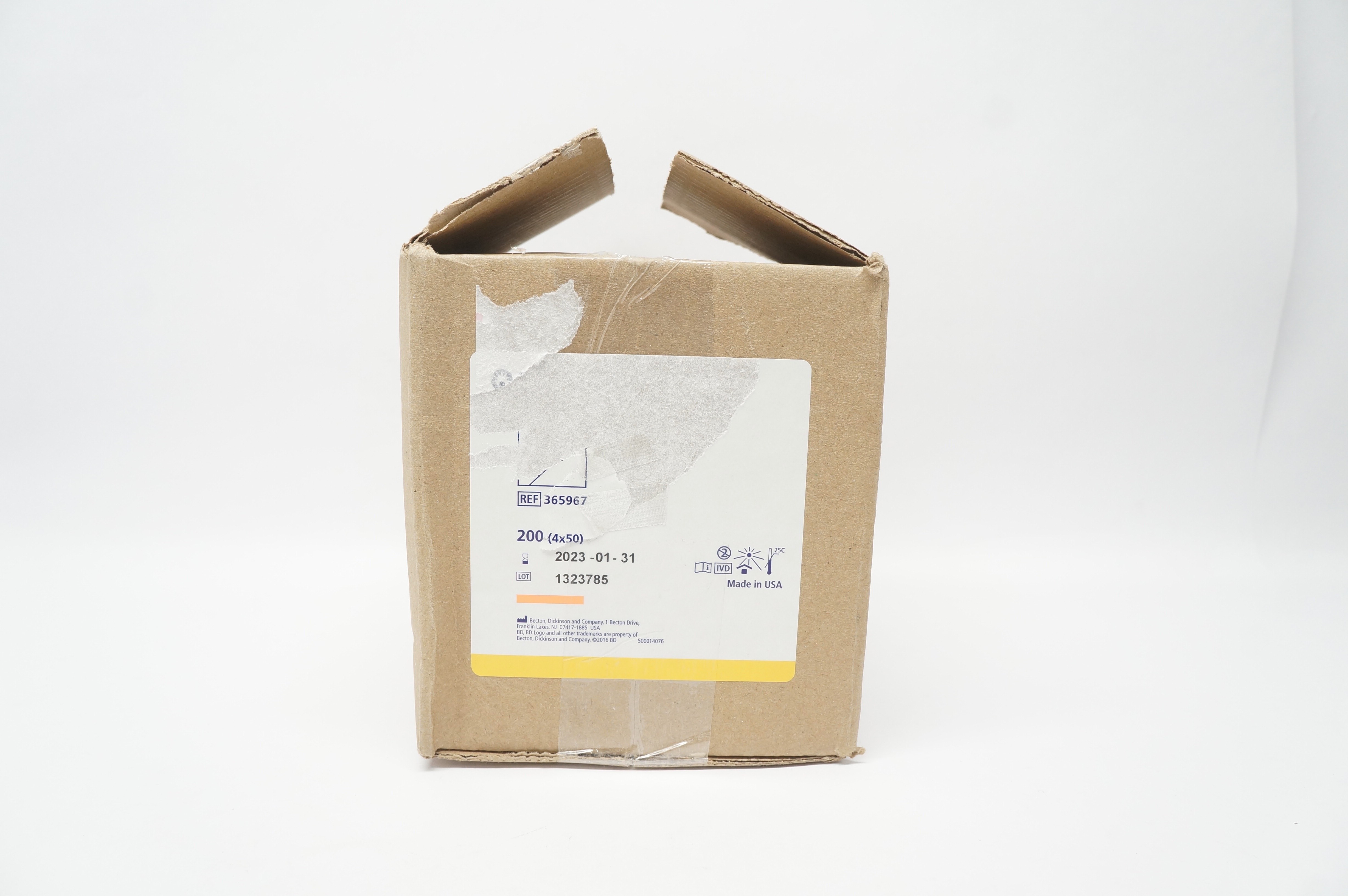 BD 365967 Microtainer SST Blood Collection Tube - Box of 200