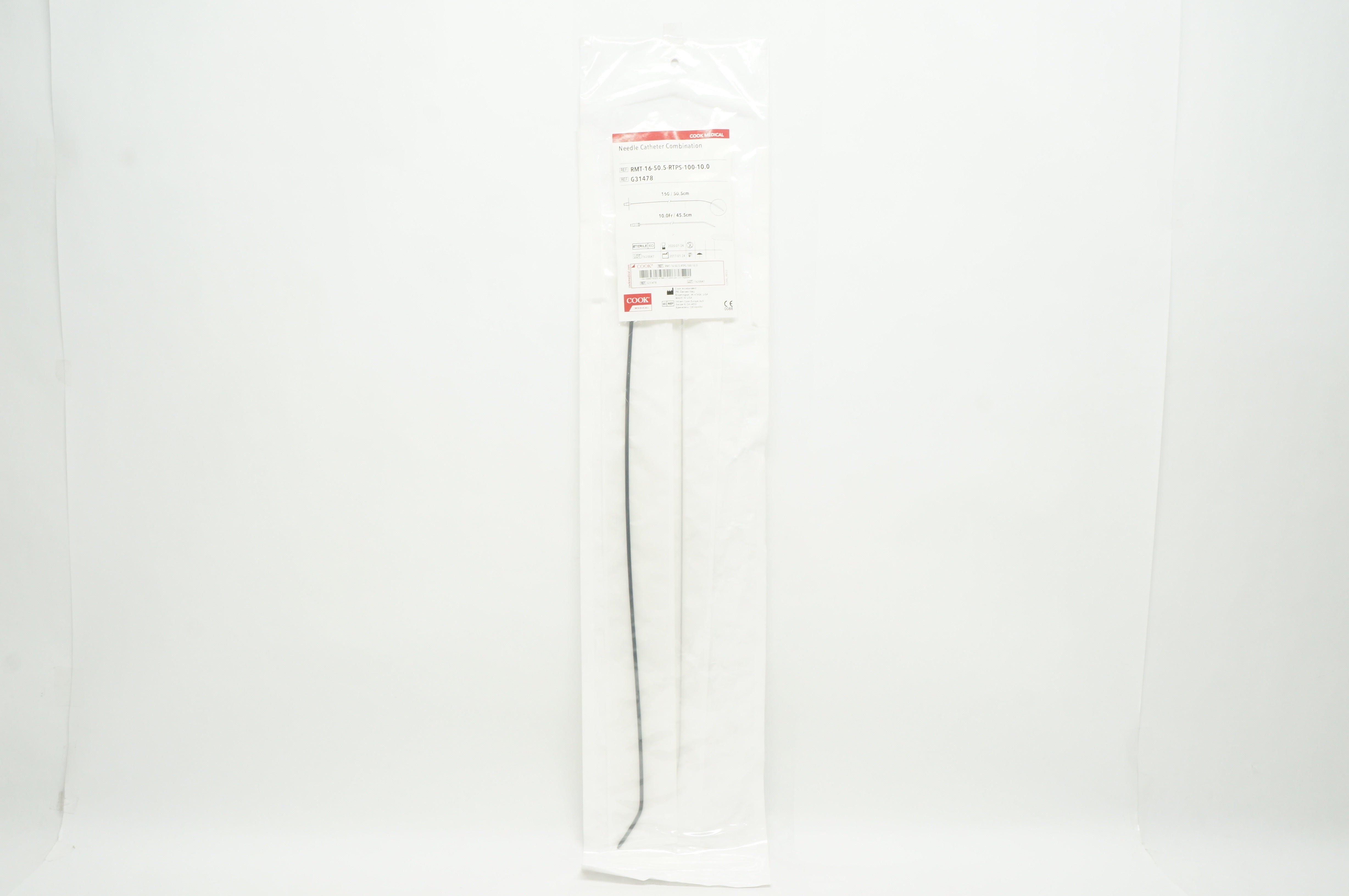 Cook Medical G31478 Needle Cath. Combination 16G x 10Fr (x)