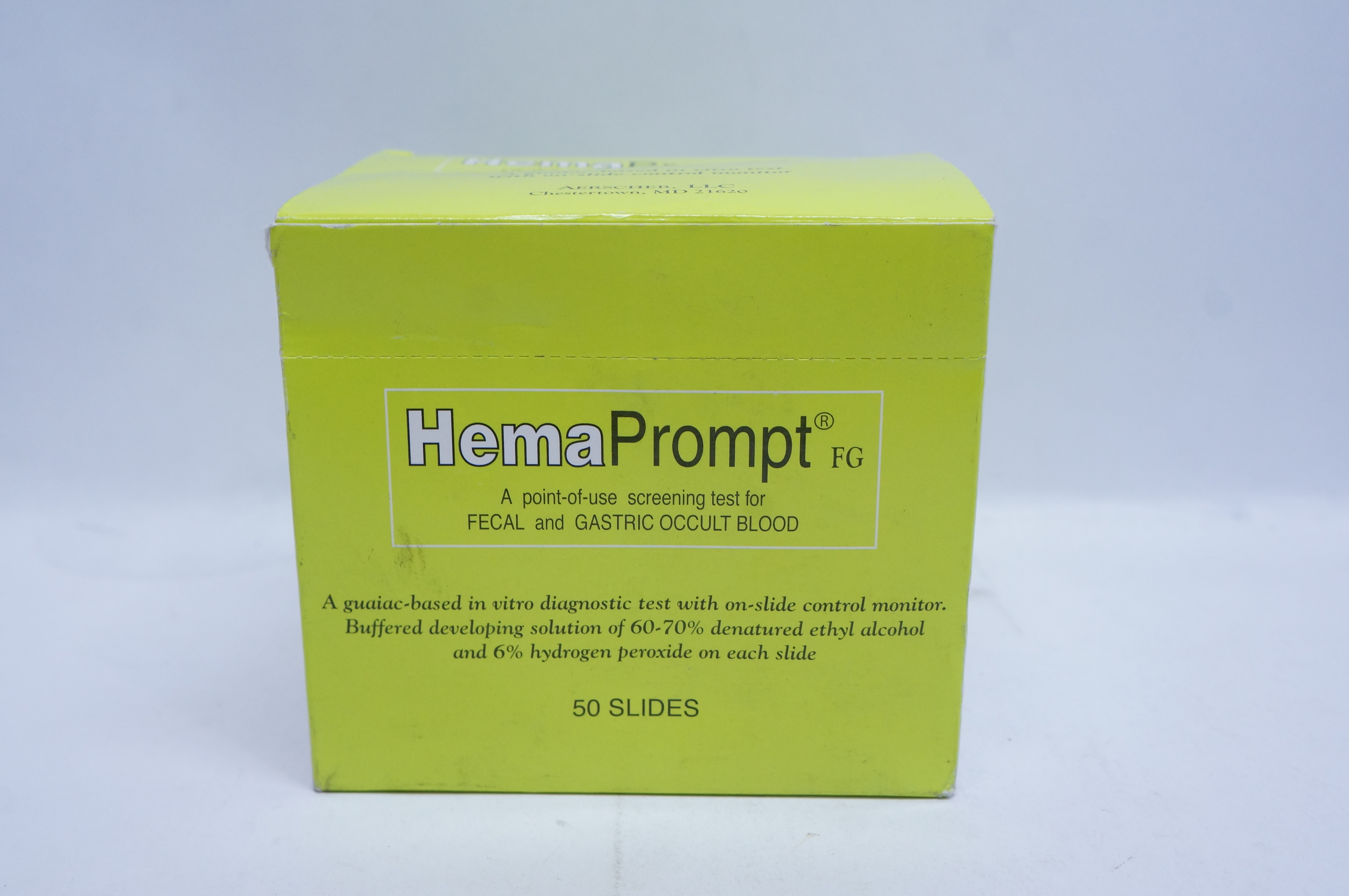 Aerscher 9007799 HemaPrompt Screening Test For Fecal & Gastric Bld (x)-Box of 50