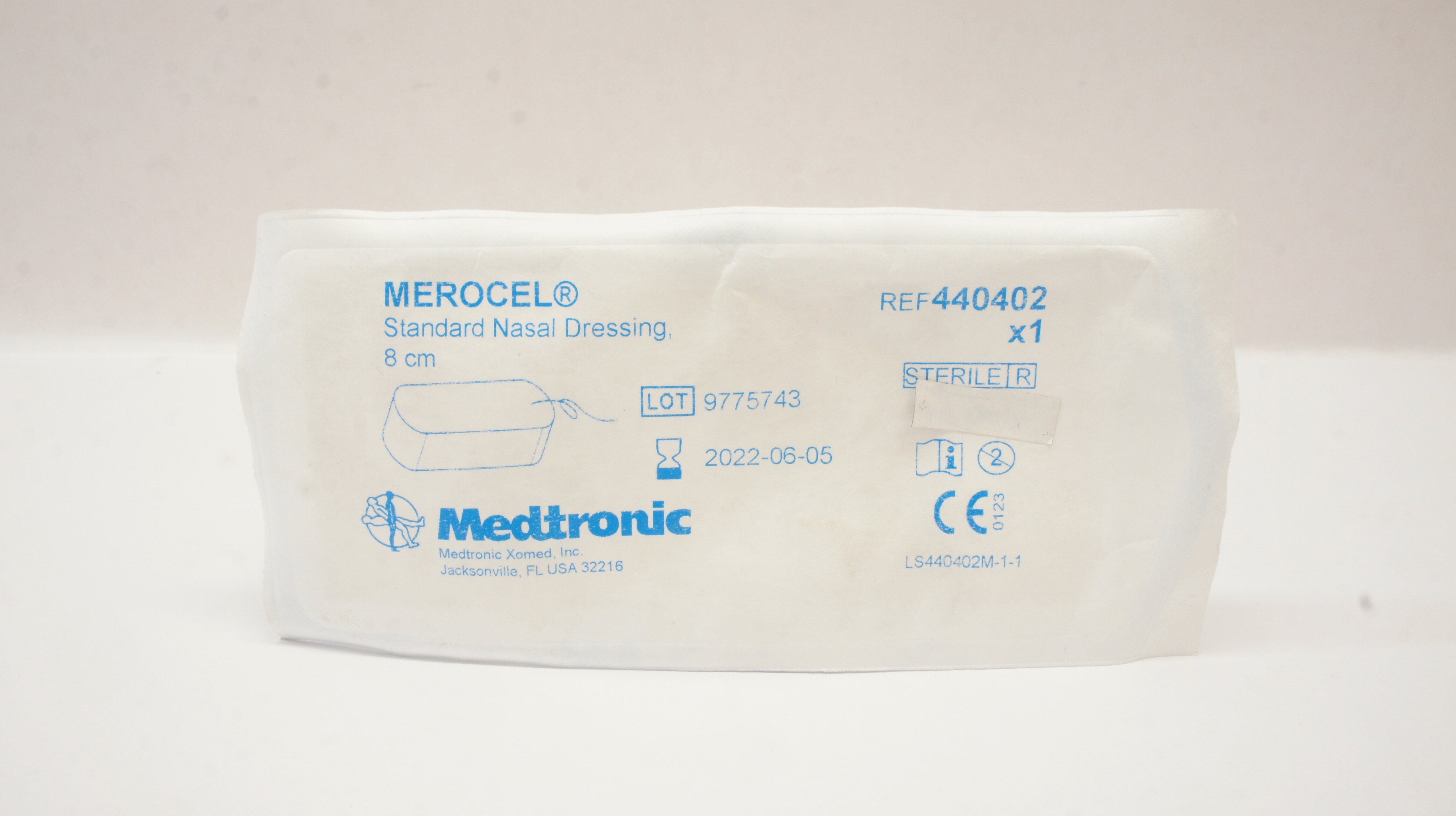 Medtronic 440402 MEROCEL Standard Nasal Dressing 8cm (x)