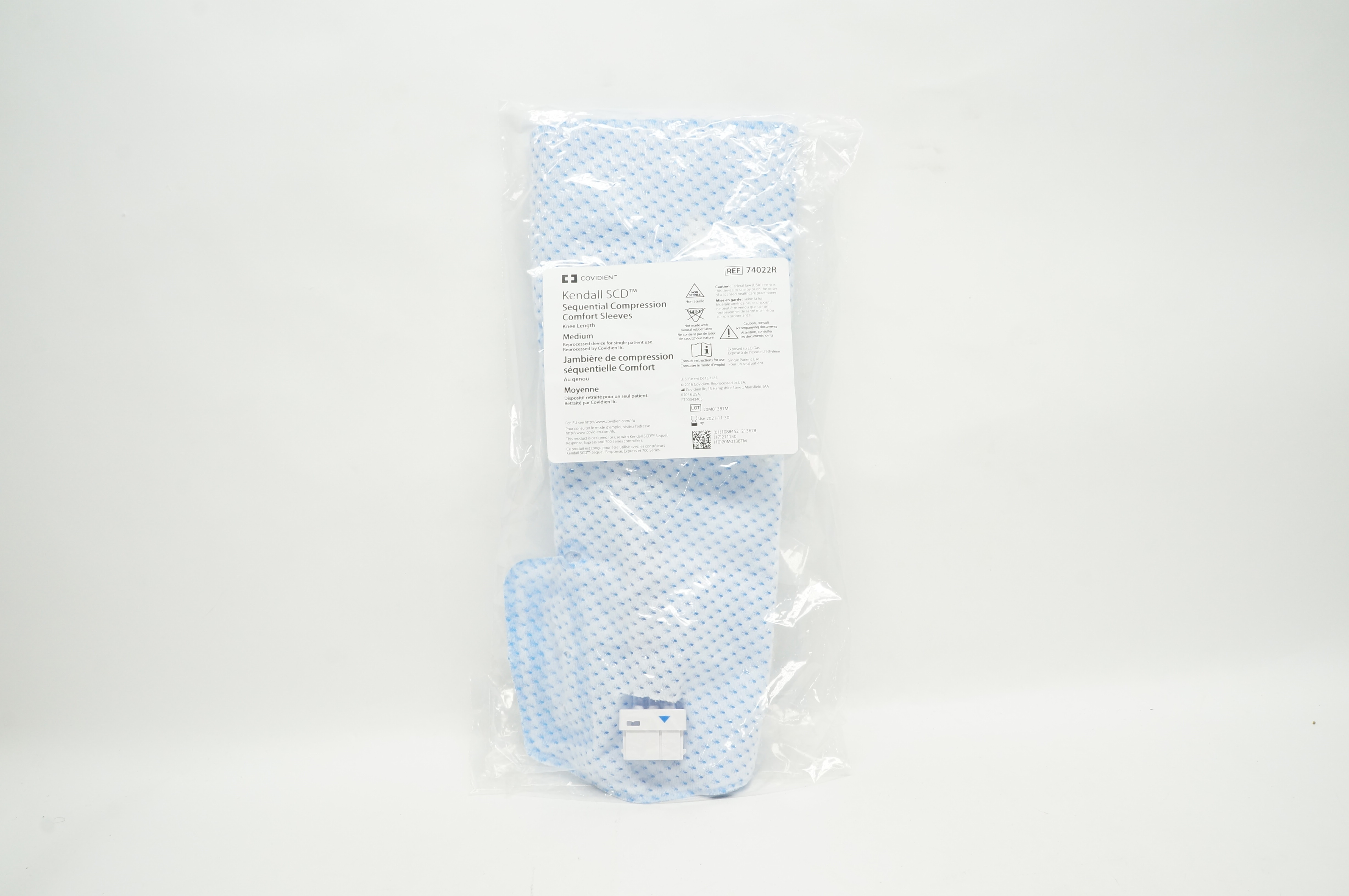 Covidien 74022R Kendall SCD Sequential Compression Comfort Sleeves, Medium