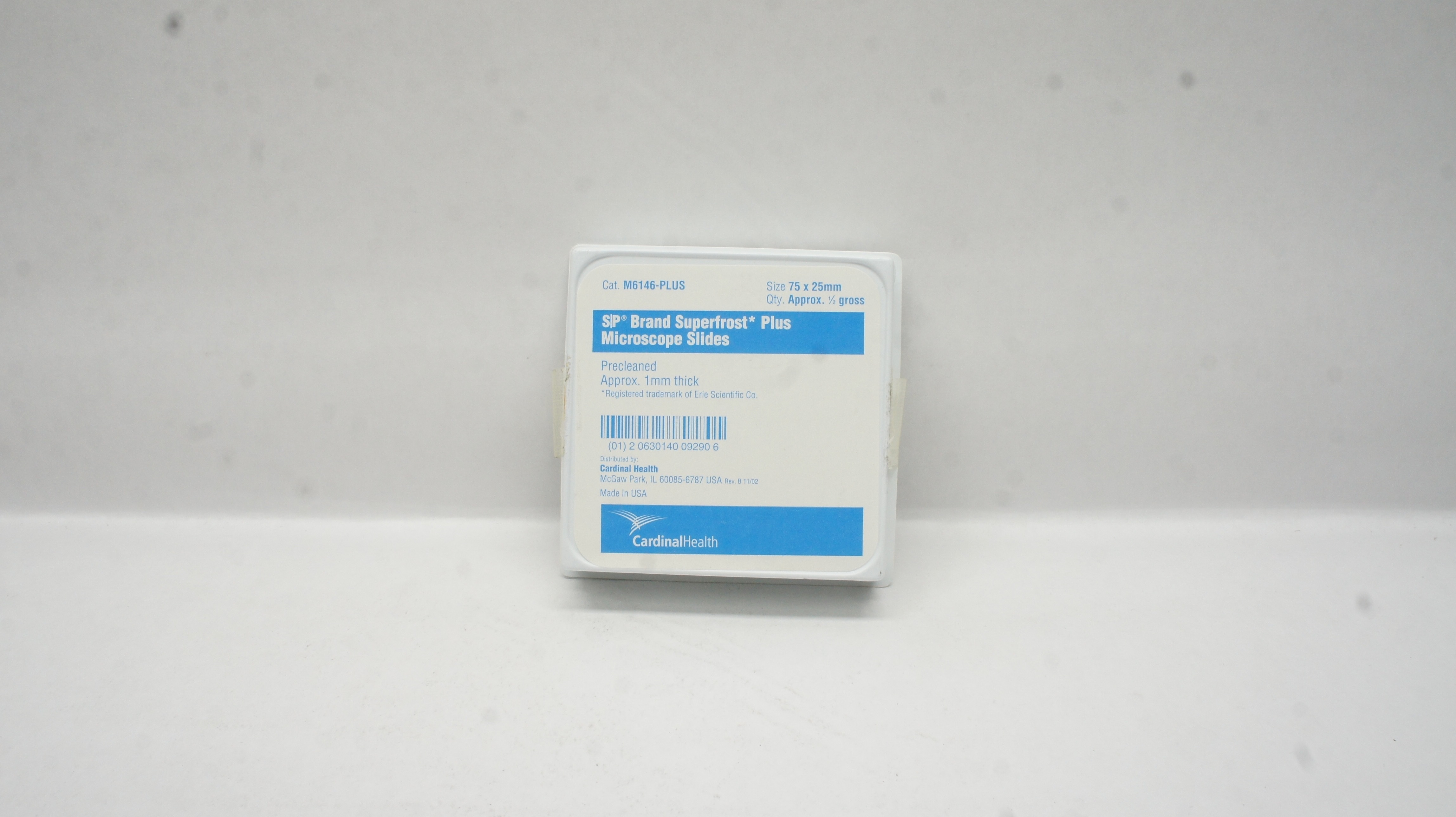 Cardinal Health M6146-PLUS S/P Brand Superfrost Plus Microscope Slides 75 x25mm