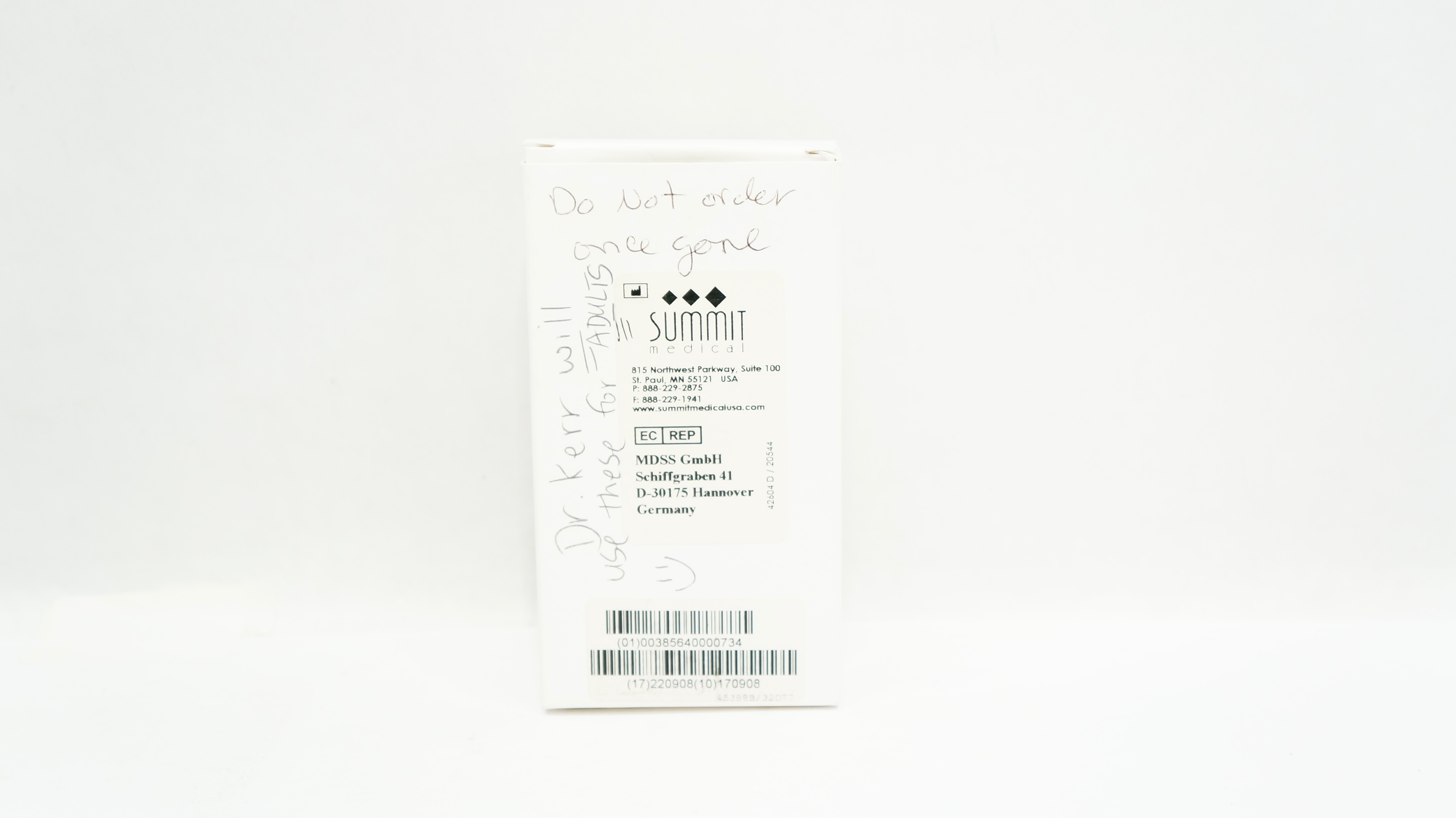 Summit Medical BL-2001 Myringotomy Lance ( Adult ) Blade (x) - Box of 3