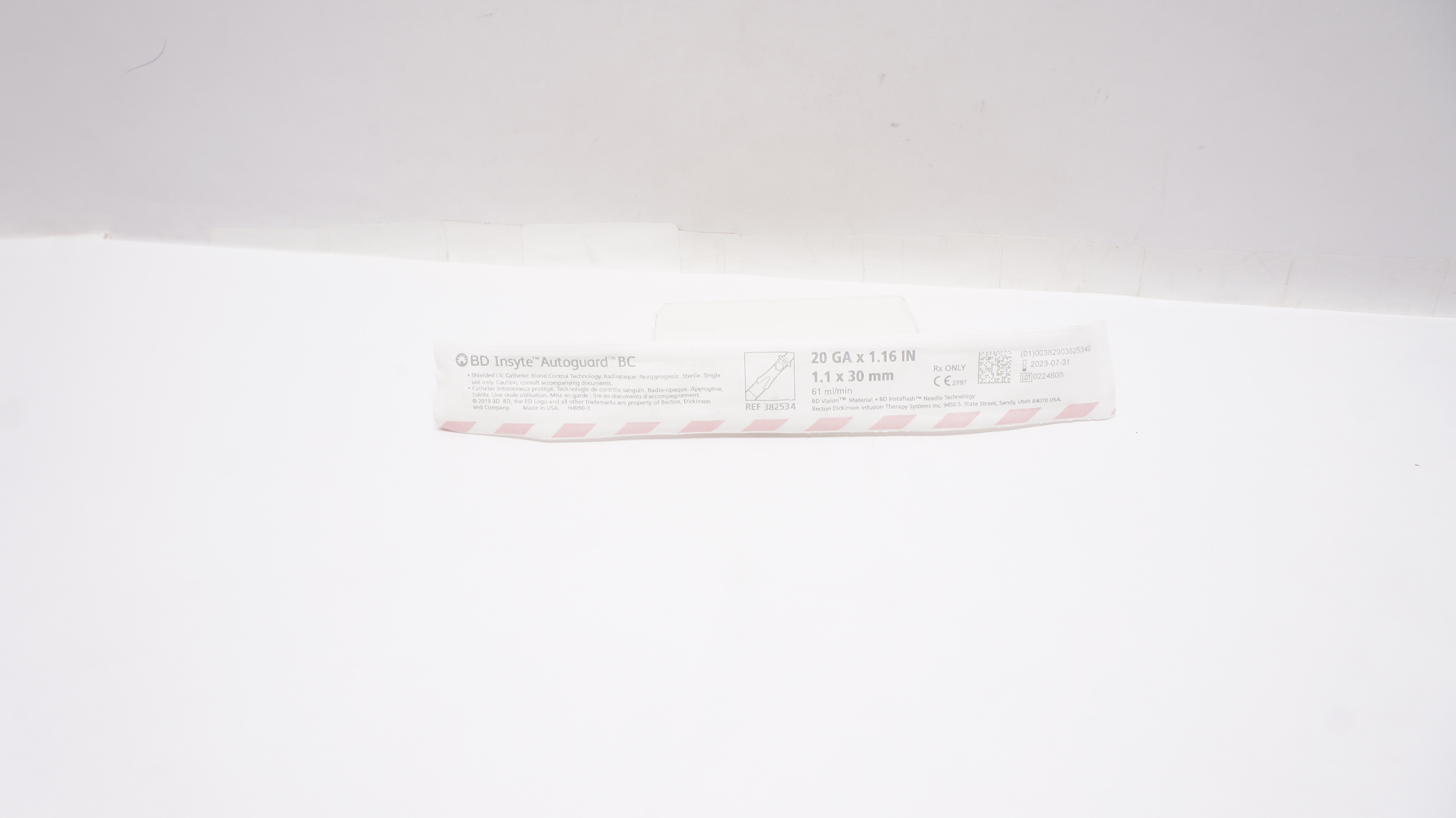 BD 382534 Insyte Autoguard BC Shielded IV Cath. 20Ga x 1.16inch (x)