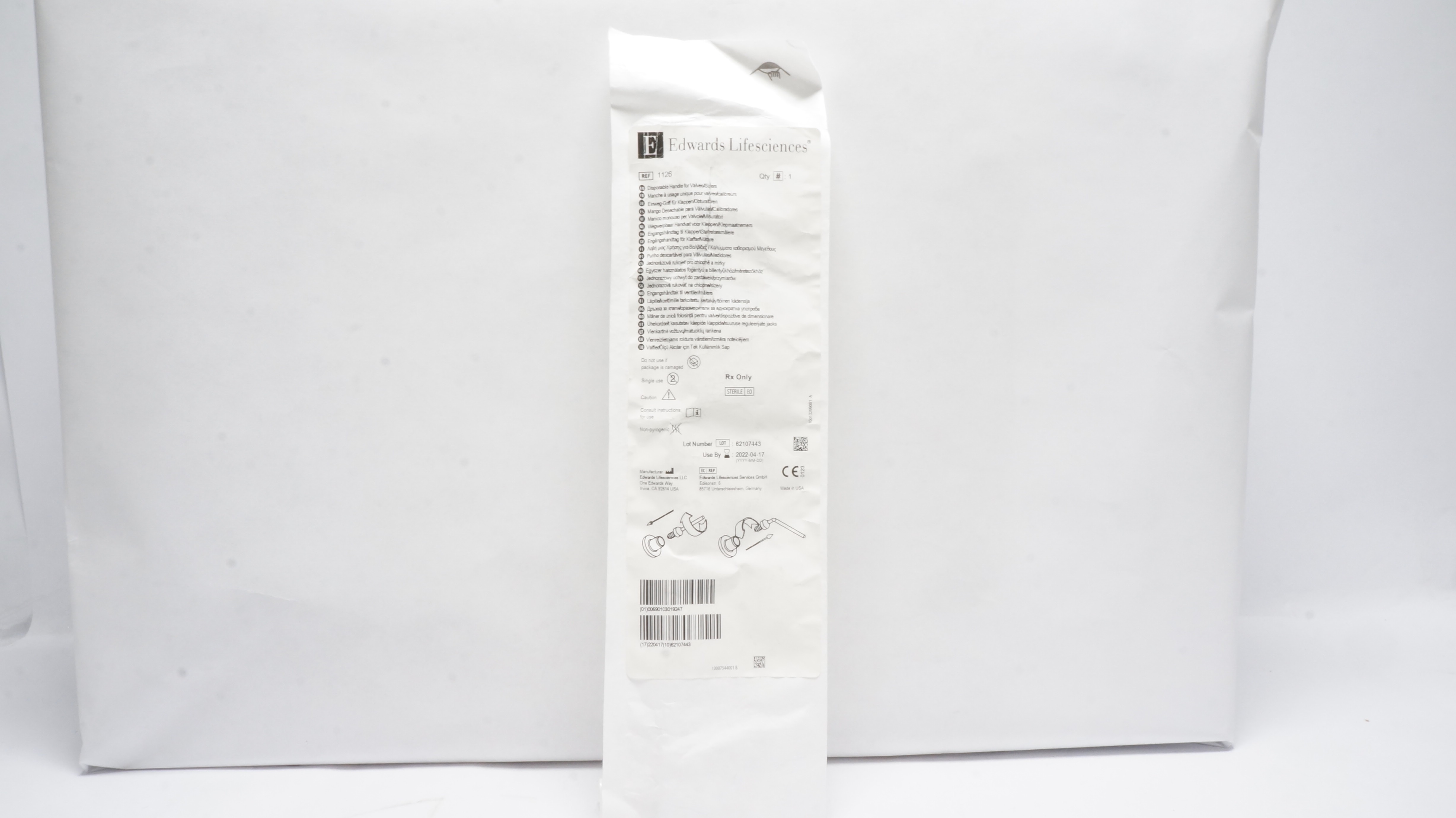 Edwards Lifesciences 1126 Disposable Handle For Valves/Sizers (x)