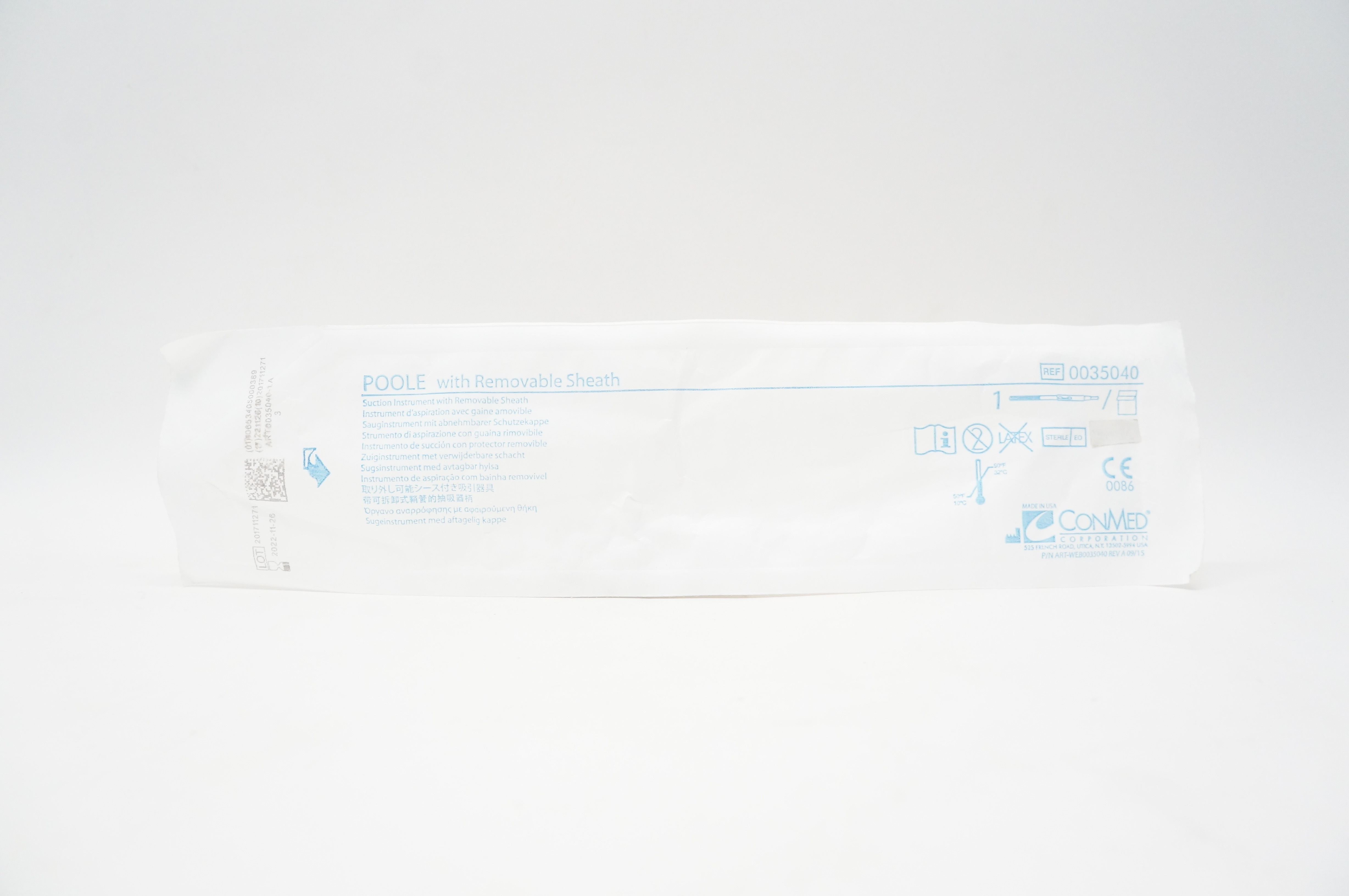 ConMed 0035040 POOLE with Removable Sheath