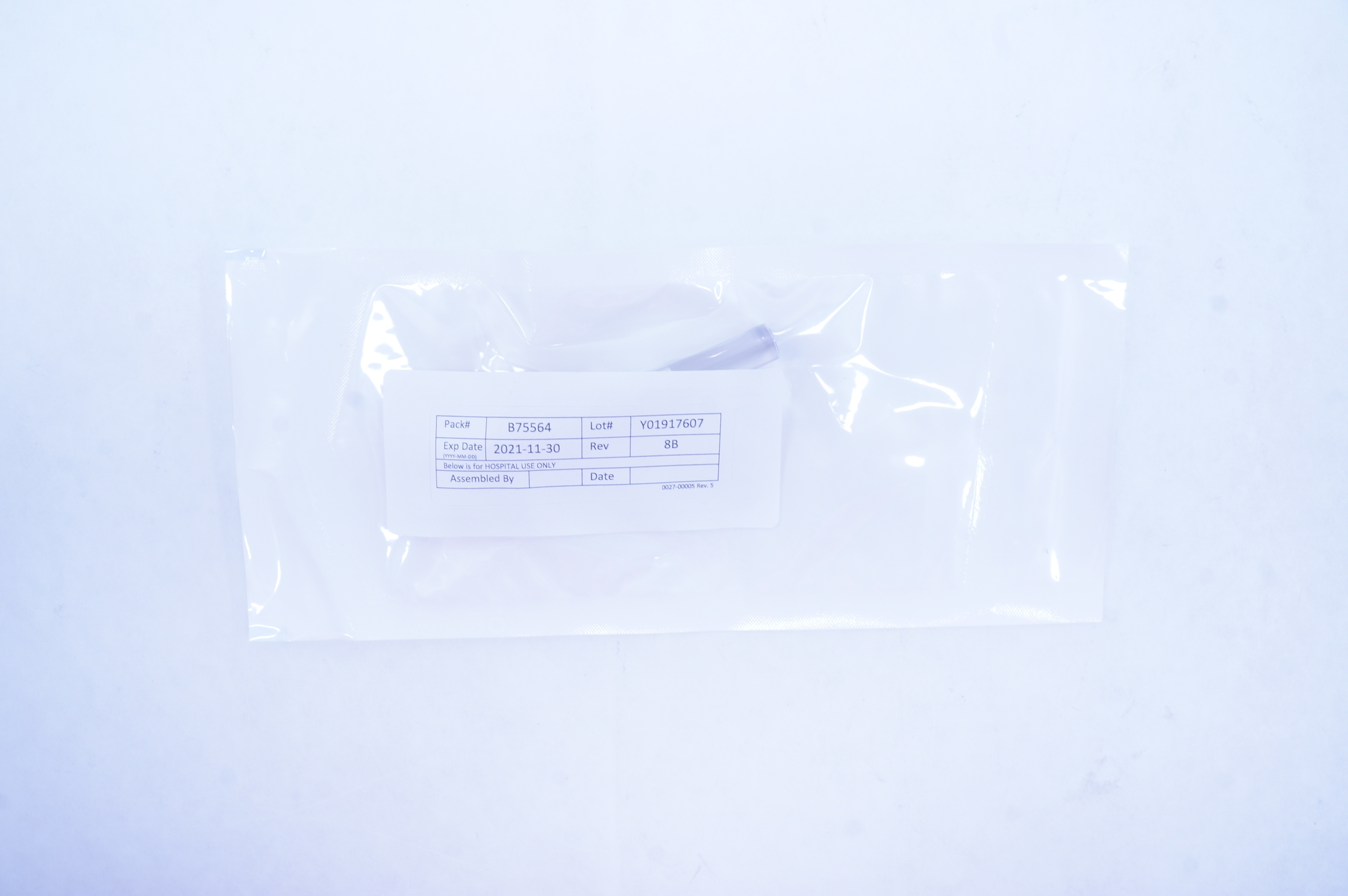 Pack B75564 For Hospital Use Only