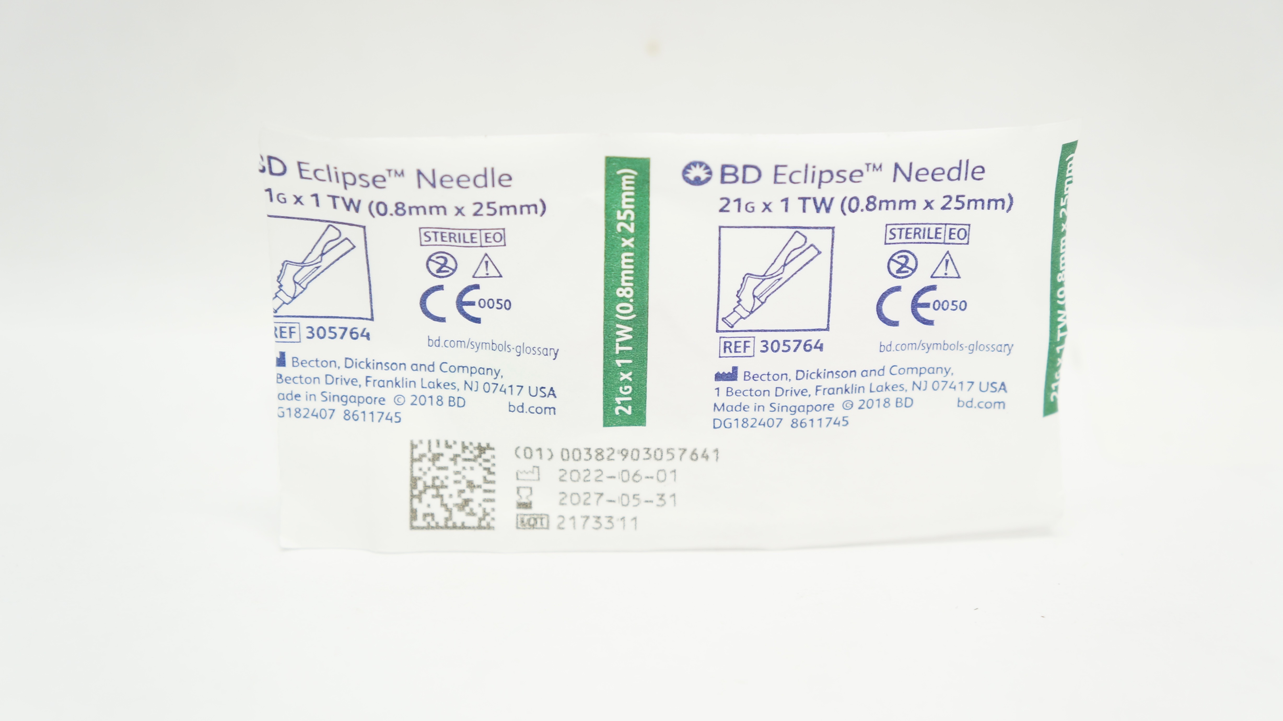 BD 305764 Eclipse Ndle. 21G x 1TW