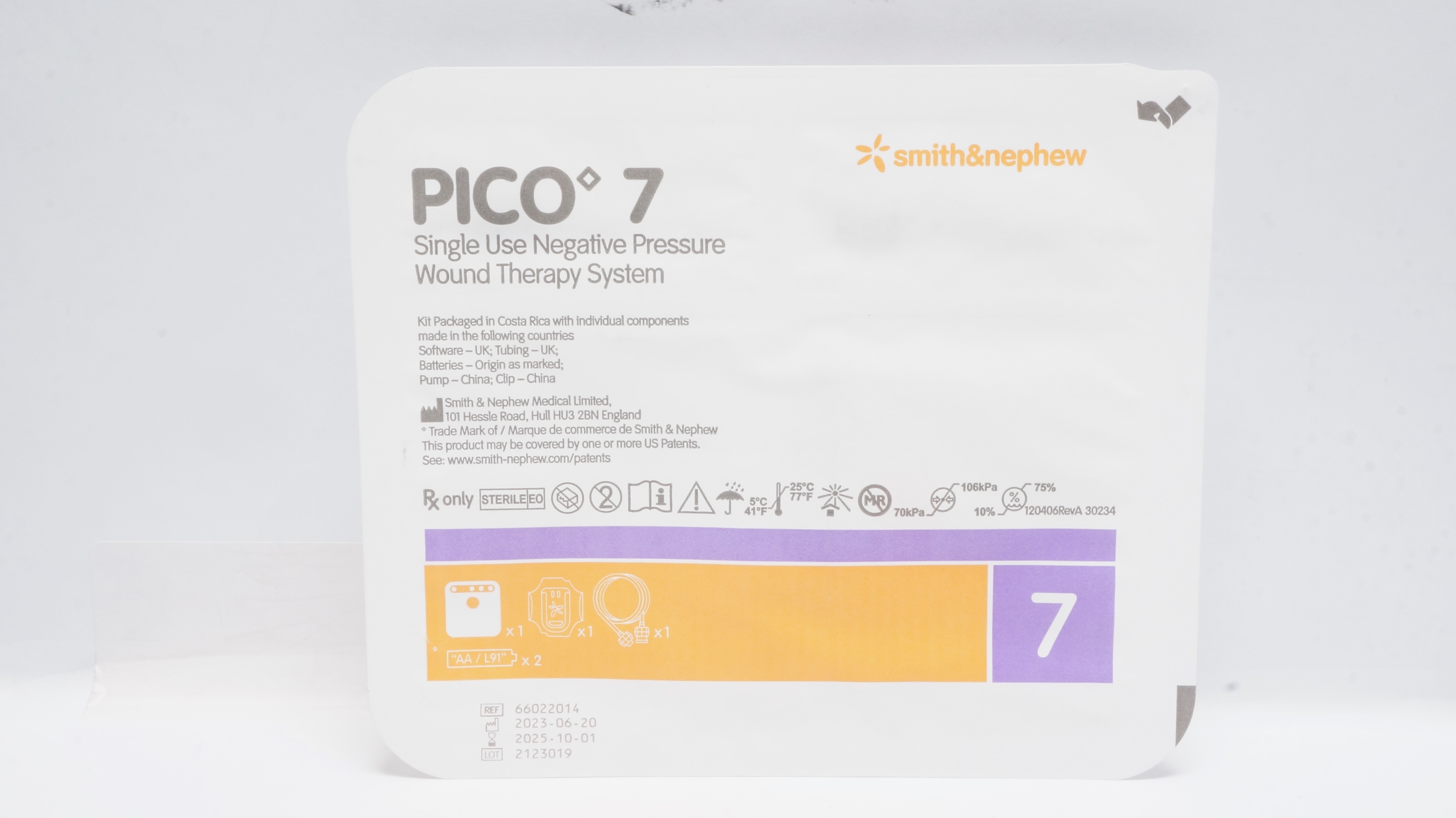 Smith&Nephew 66022014 PICO 7 Wound Therapy System