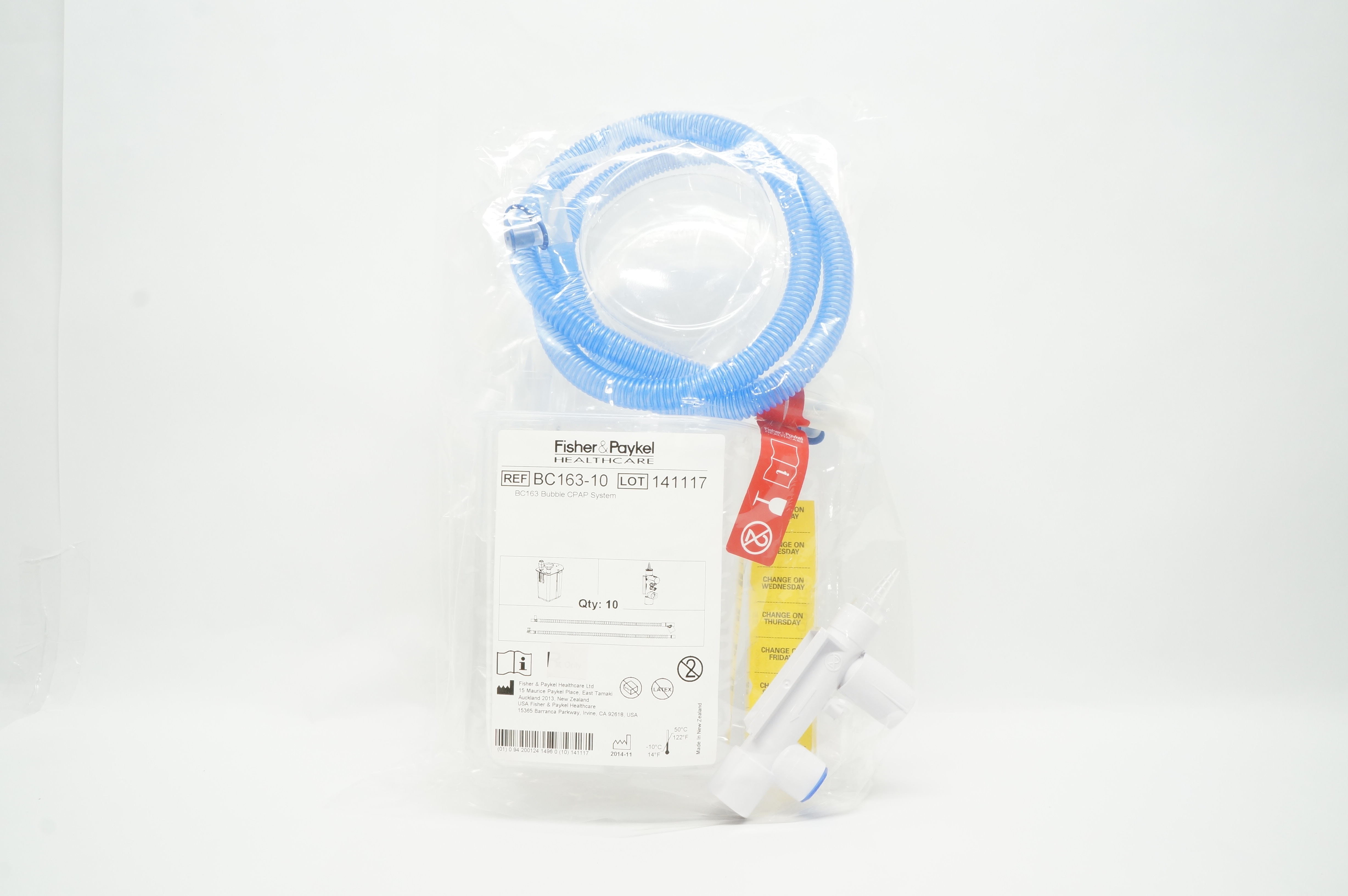 Fisher&Paykel BC163-10 Bubble CPAP System - Pack of 10