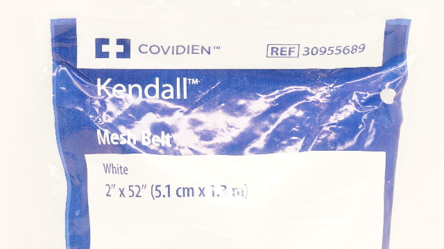 Covidien 30955689 Kendall Mesh Belt, White  2 inch x 52inch